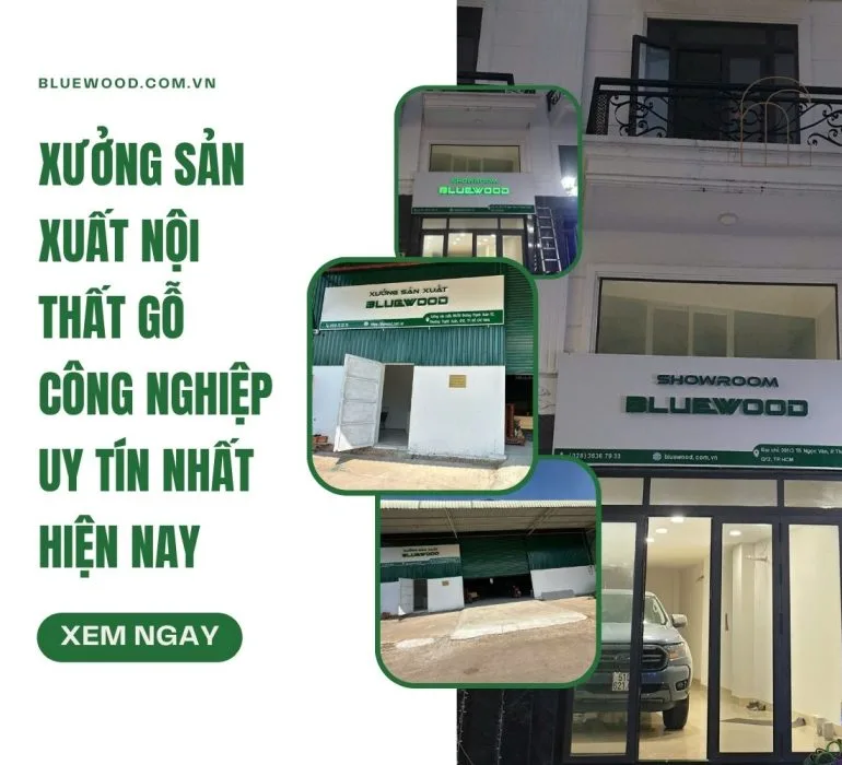 Xưởng sản xuất nội thất gỗ công nghiệp