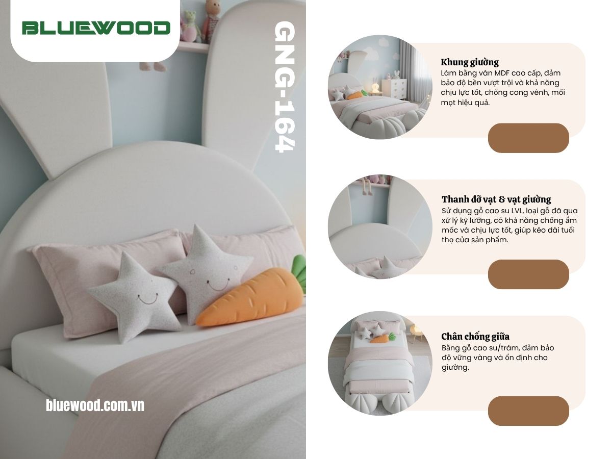 Giường Ngủ GNG-164