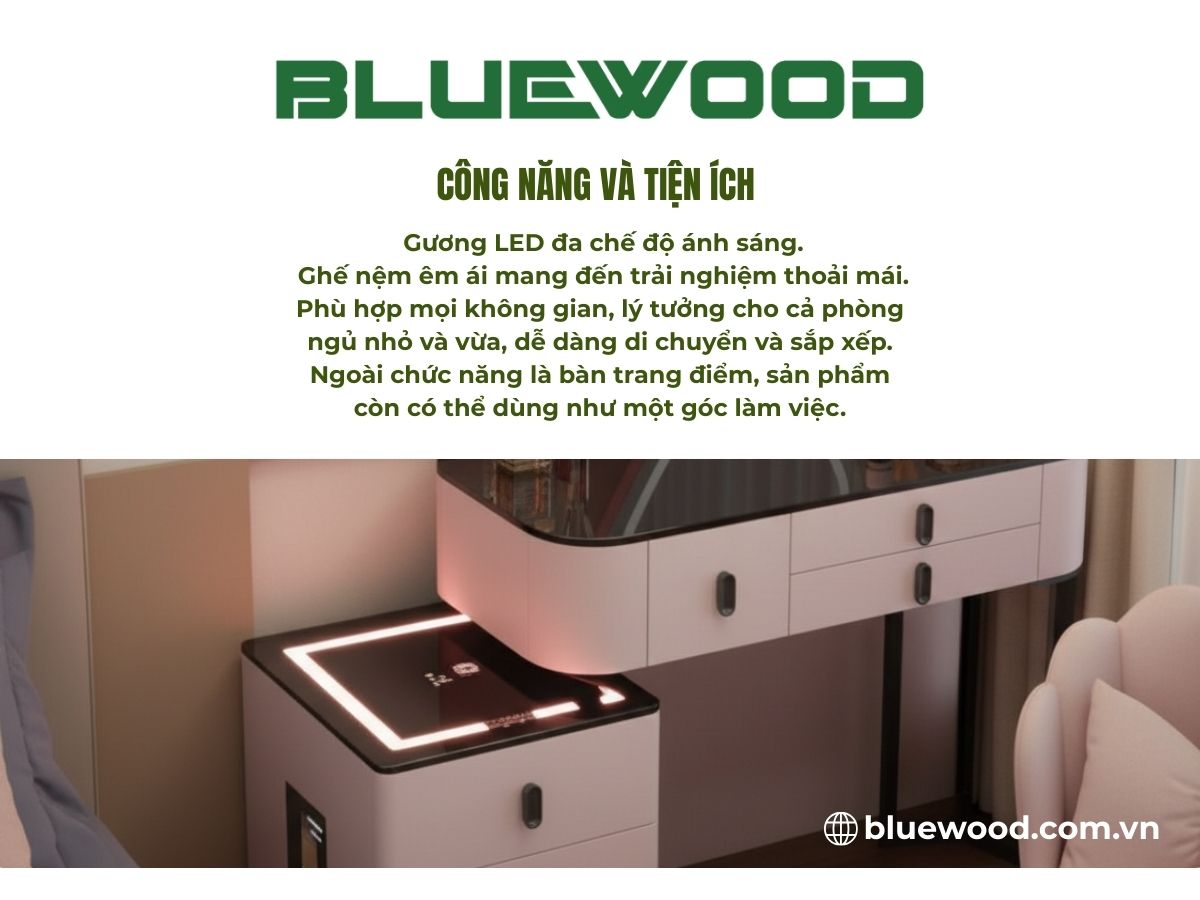 Bàn Trang Điểm BTR-076