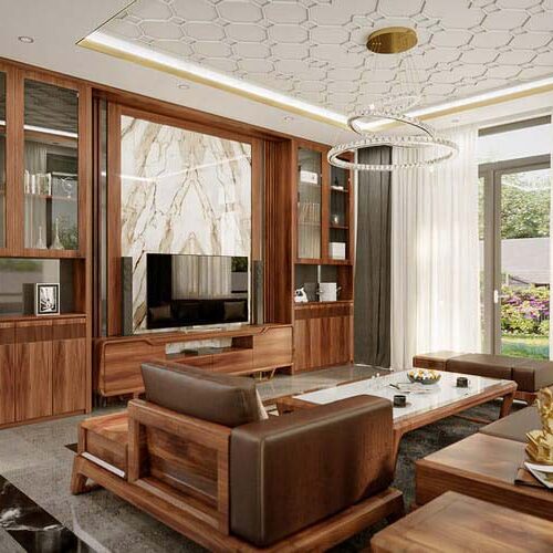 Vật liệu nội thất biệt thự an toàn cho gia đình có trẻ nhỏ