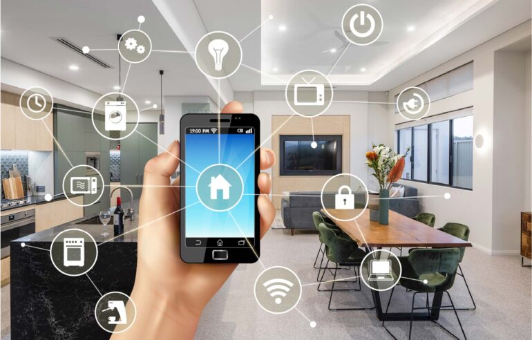 Thiết kế nội thất biệt thự - Điều khiển tập trung qua smartphone hoặc bảng điều khiển trung tâm
