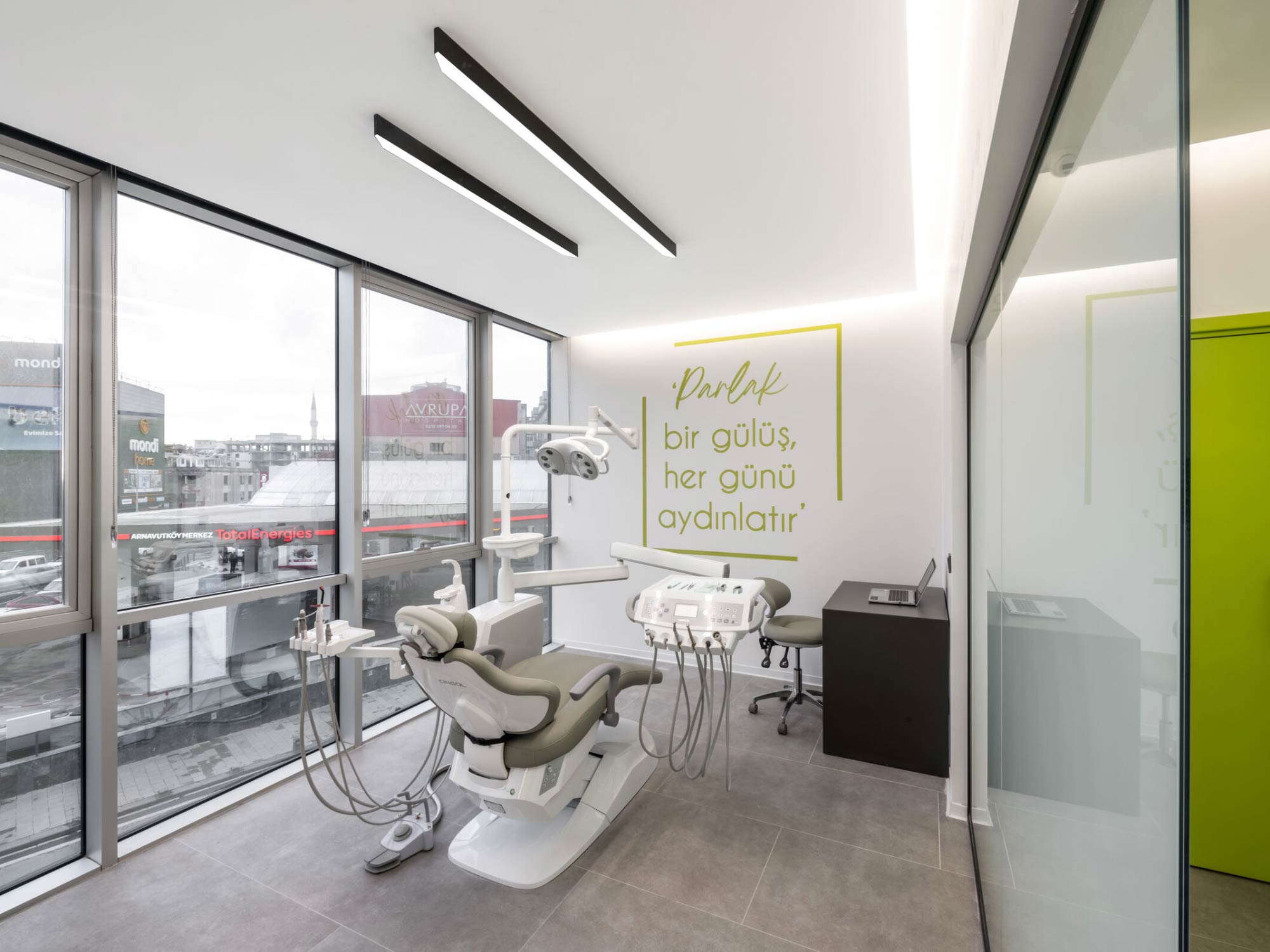 Thiết kế nội thất nha khoa Parlak