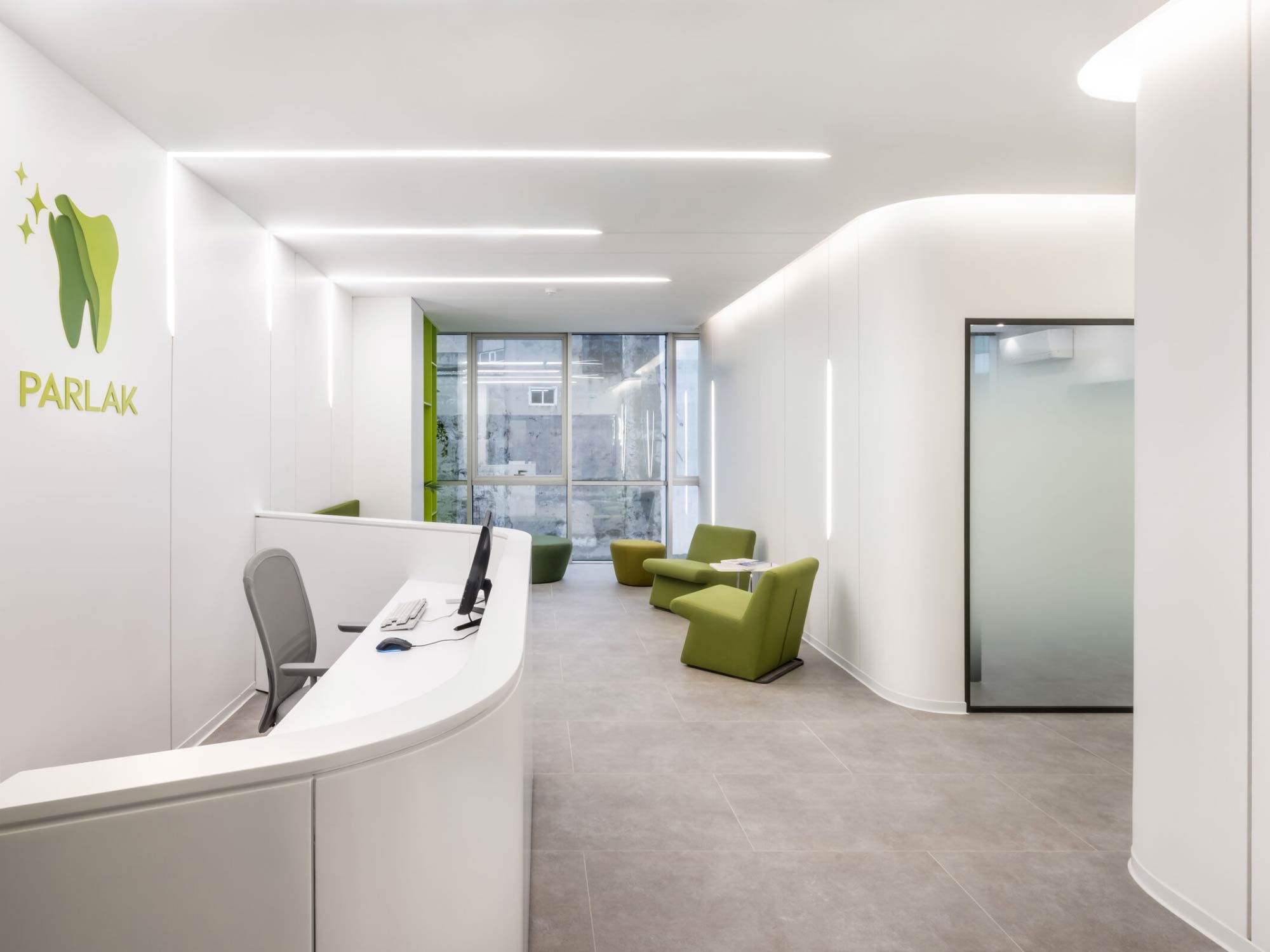 Thiết kế nội thất nha khoa Parlak