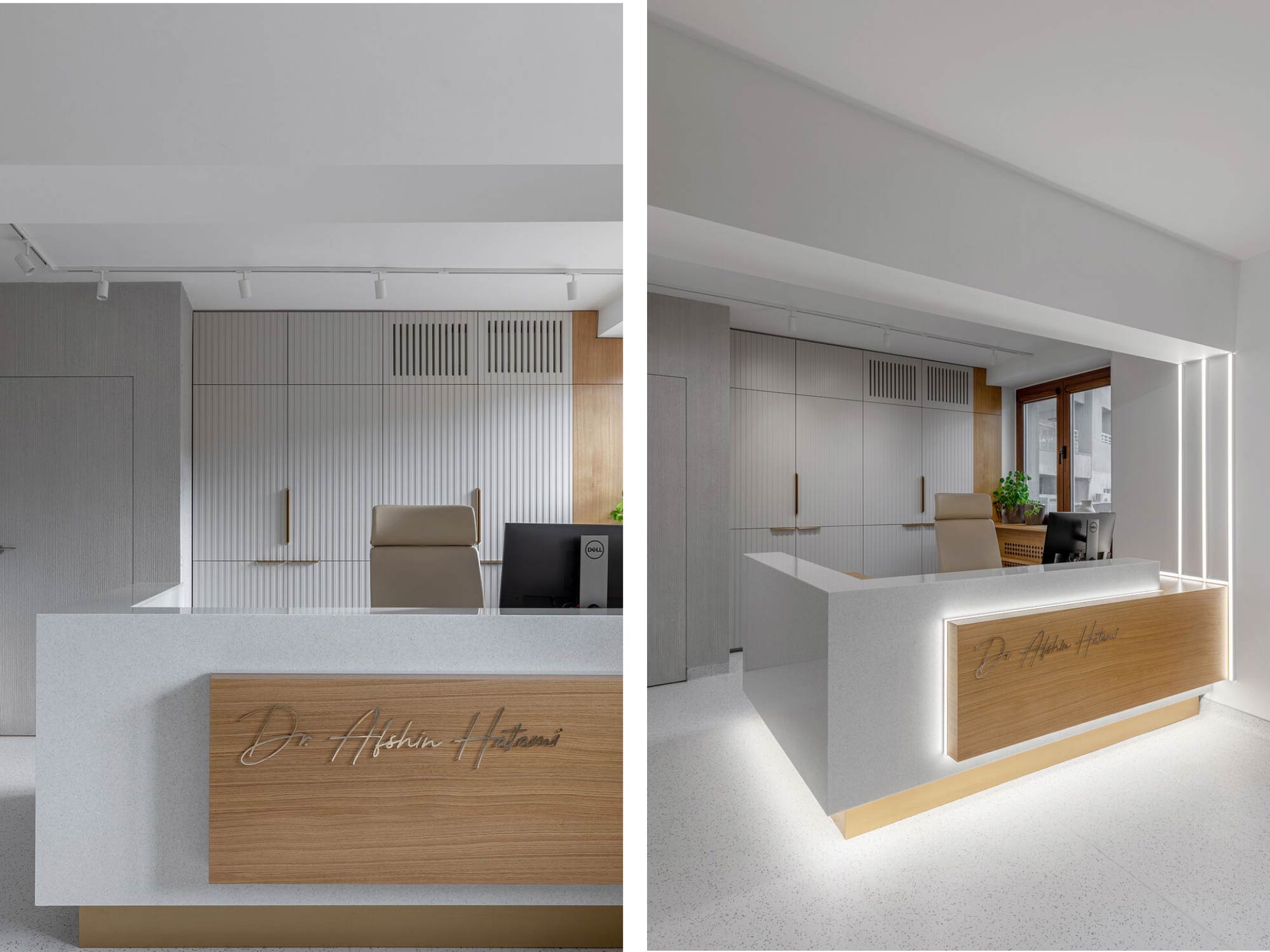 Thiết kế nội thất phòng khám da liễu HA