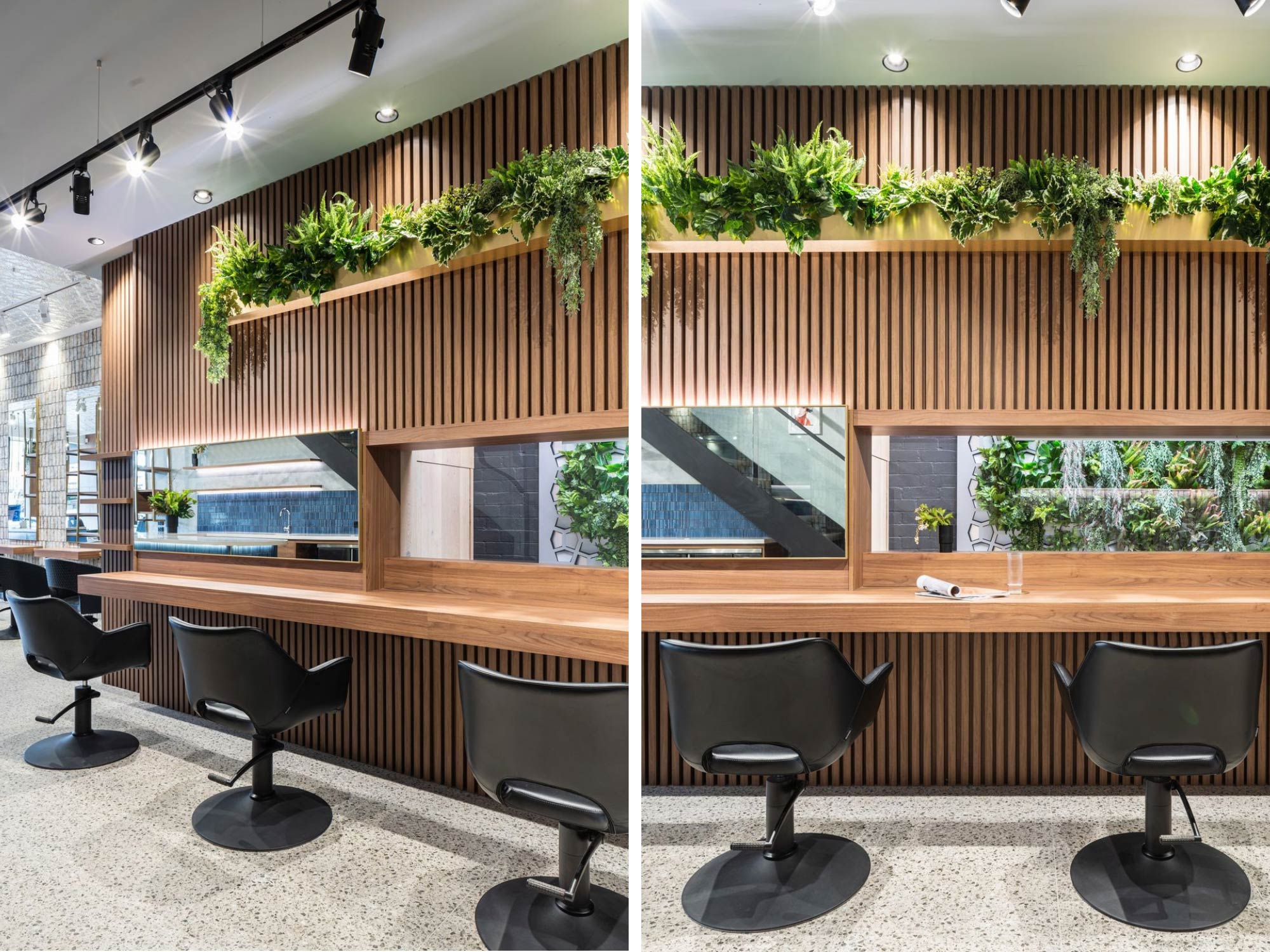 Thiết kế nội thất salon tóc Chiseled Hair