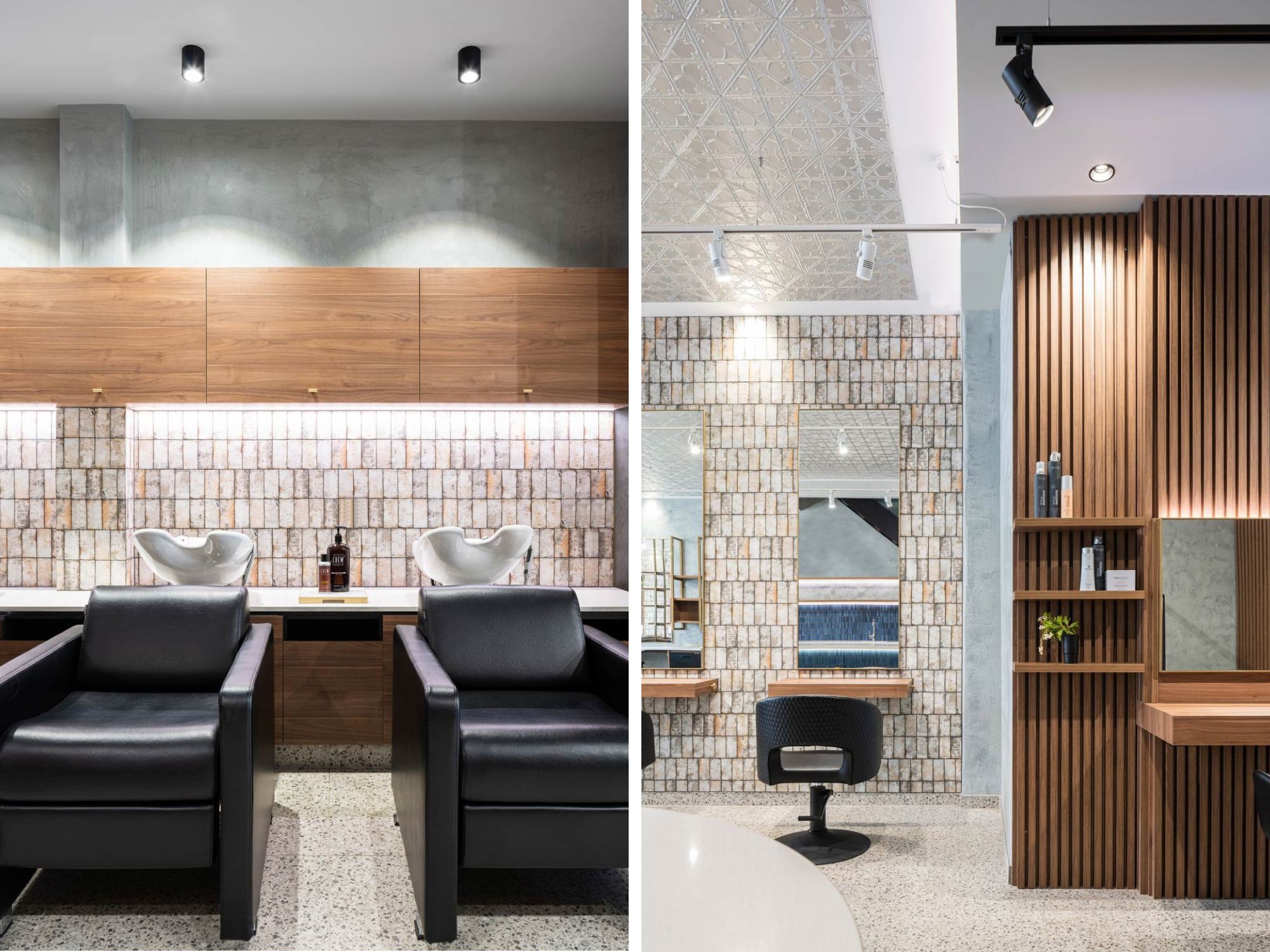 Thiết kế nội thất salon tóc Chiseled Hair