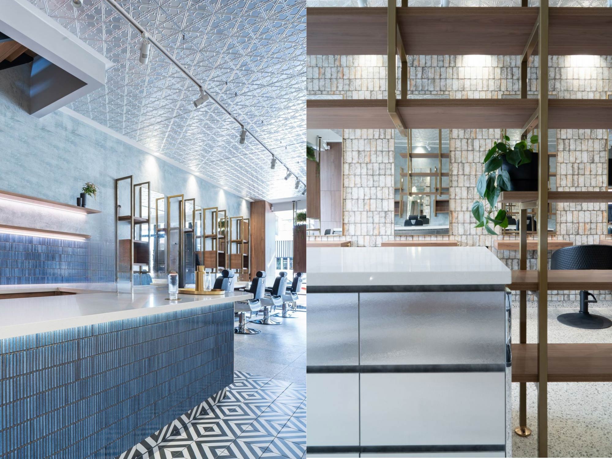 Thiết kế nội thất salon tóc Chiseled Hair