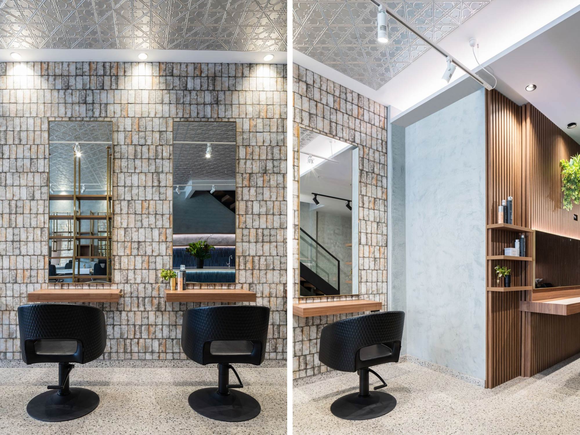 Thiết kế nội thất salon tóc Chiseled Hair