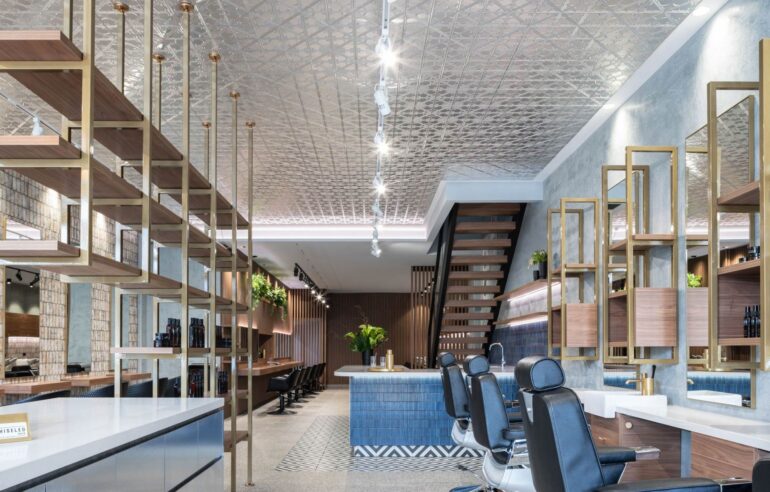 Thiết kế nội thất salon tóc Chiseled Hair