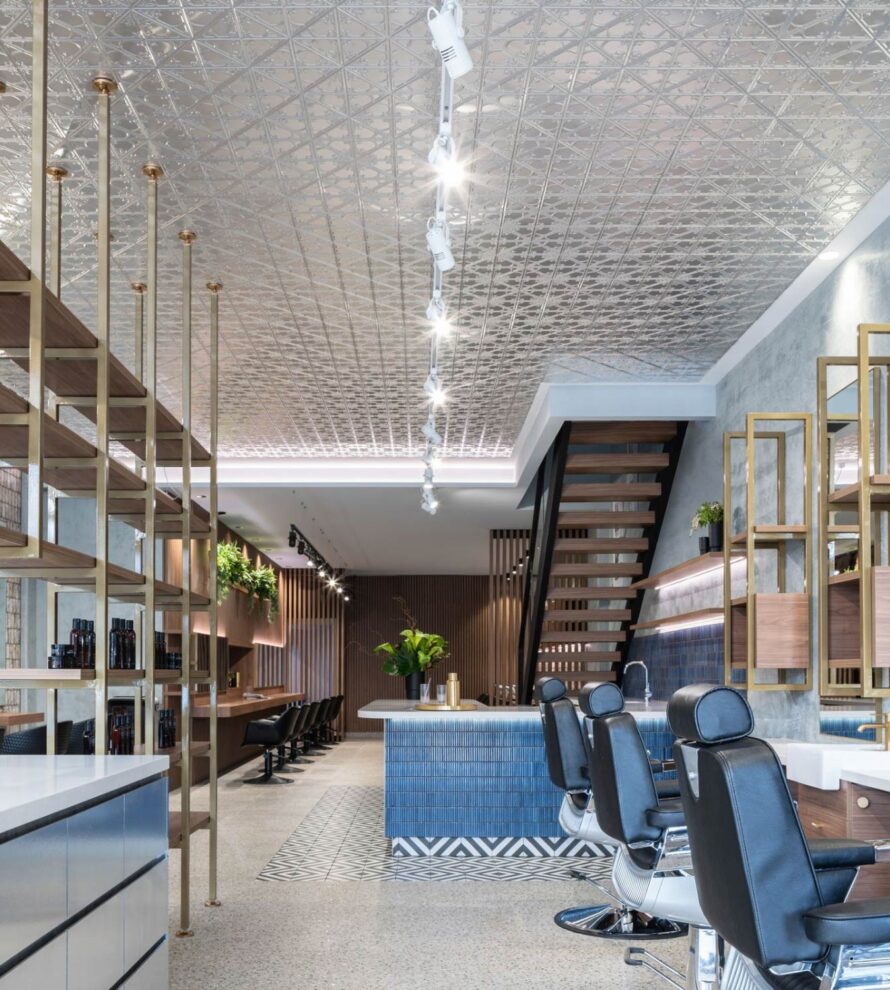 Thiết kế nội thất salon tóc Chiseled Hair