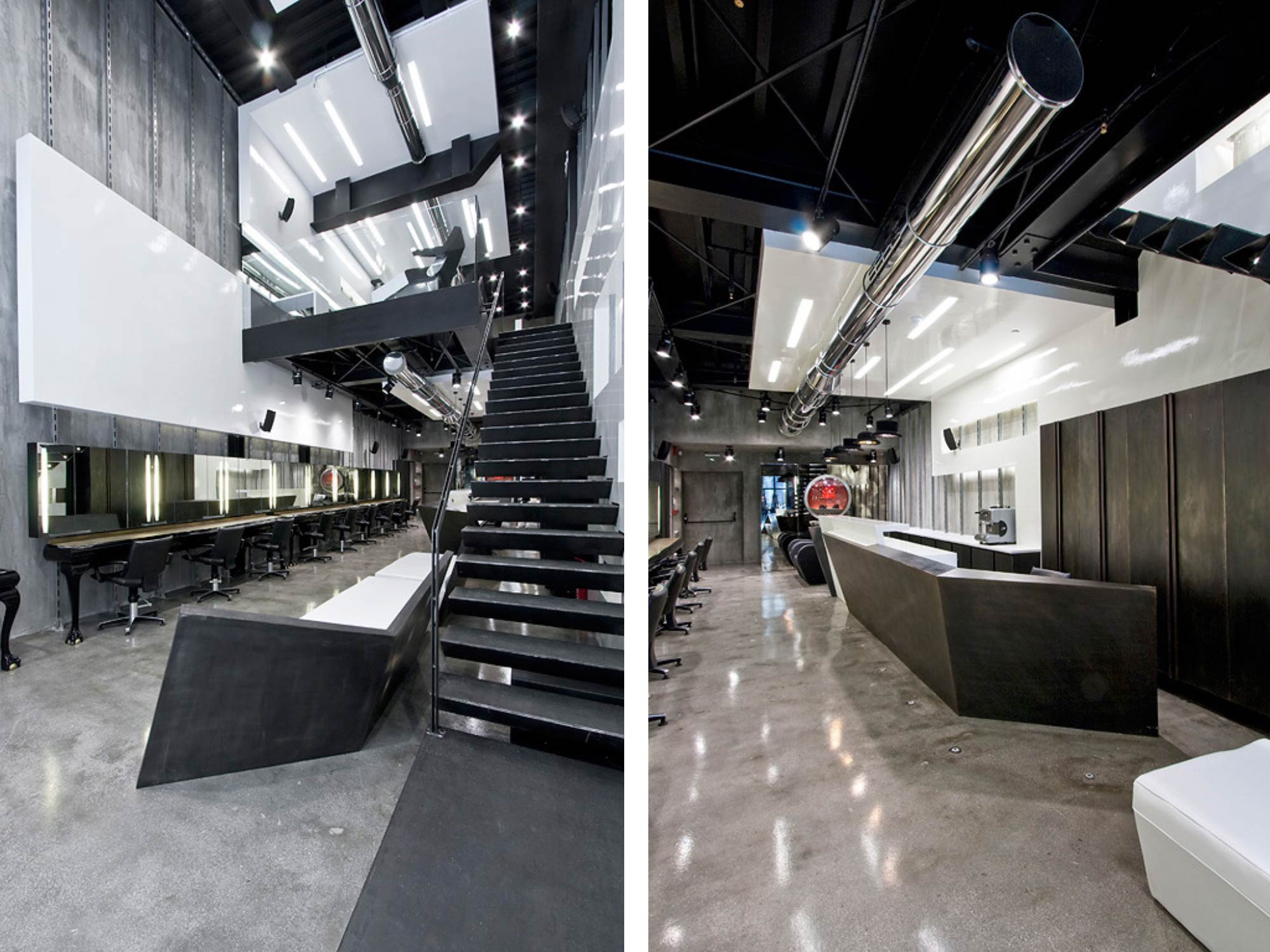 Thiết kế nội thất salon tóc Golden Hall Hair