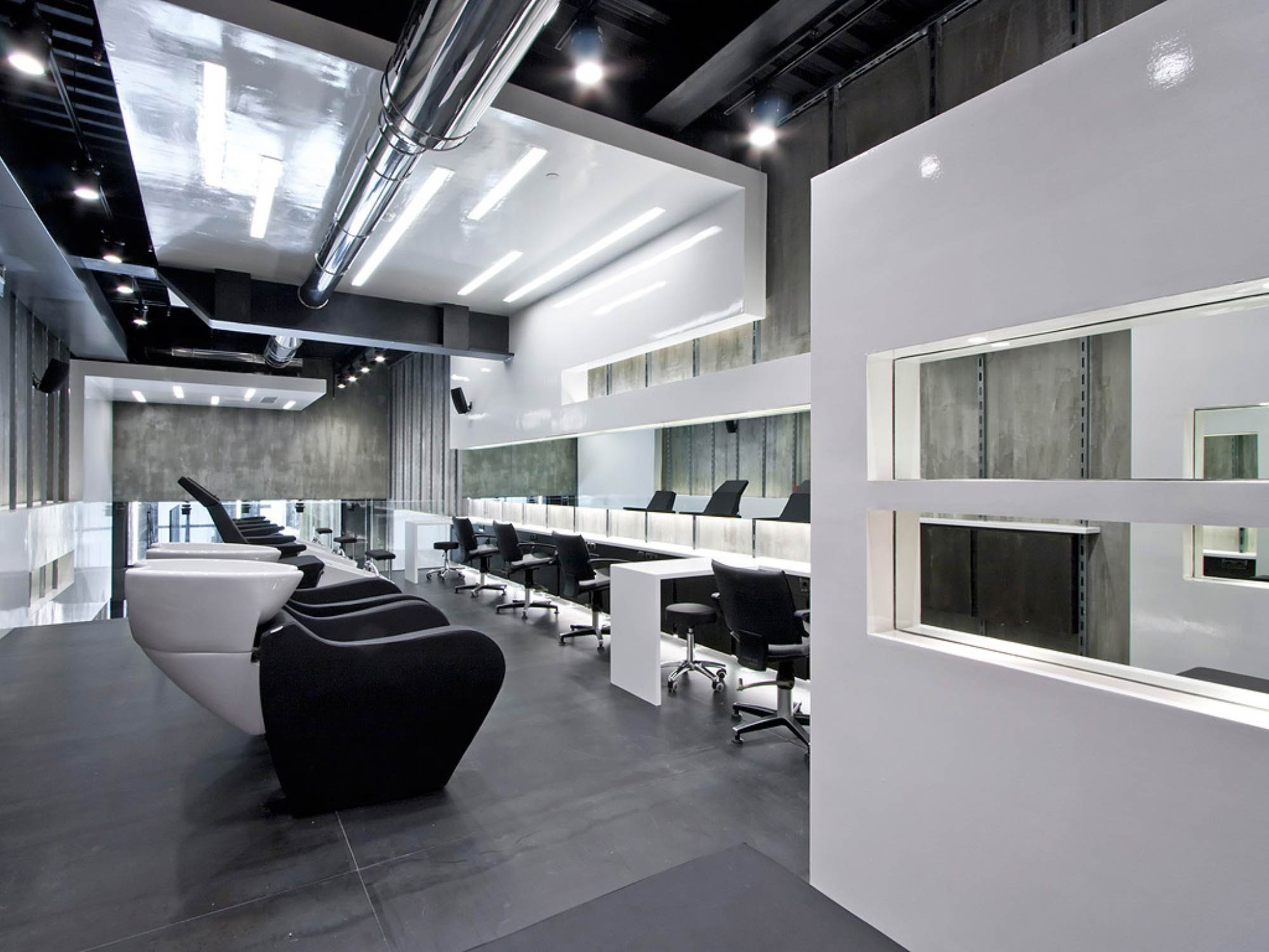 Thiết kế nội thất salon tóc Golden Hall Hair