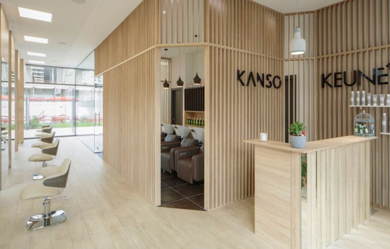 Thiết kế nội thất salon tóc Kanso Hair Salon