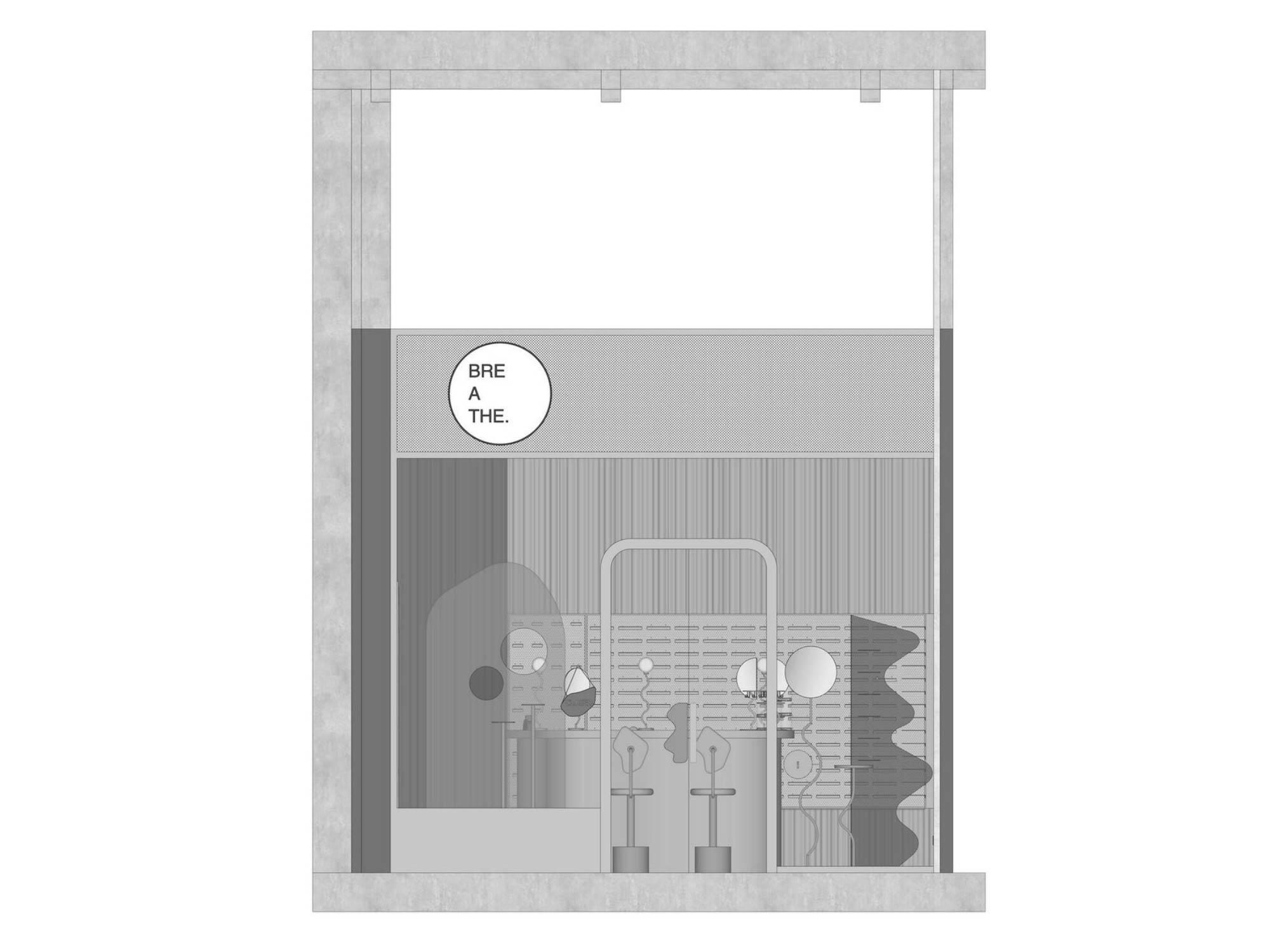 Thiết kế nội thất shop mắt kinh Breathe’s