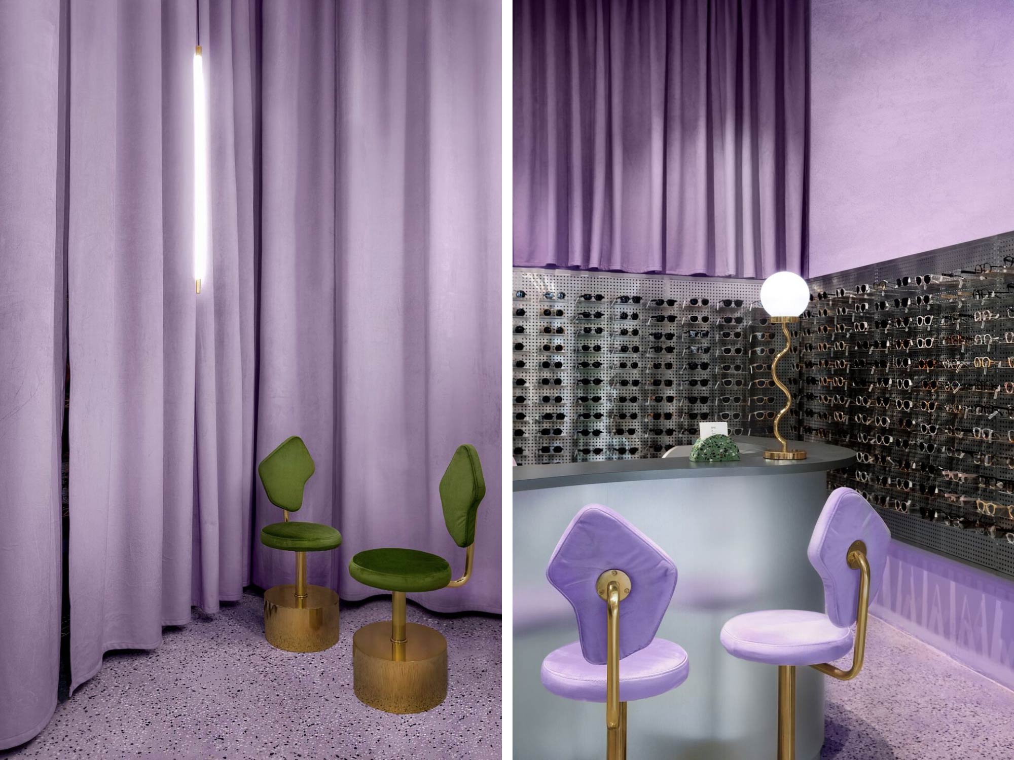 Thiết kế nội thất shop mắt kinh Breathe’s