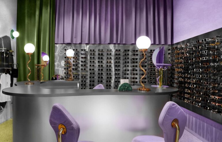 Thiết kế nội thất shop mắt kinh Breathe’s