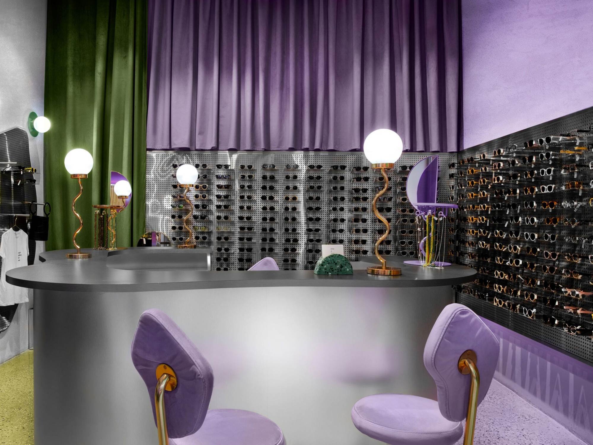 Thiết kế nội thất shop mắt kinh Breathe’s