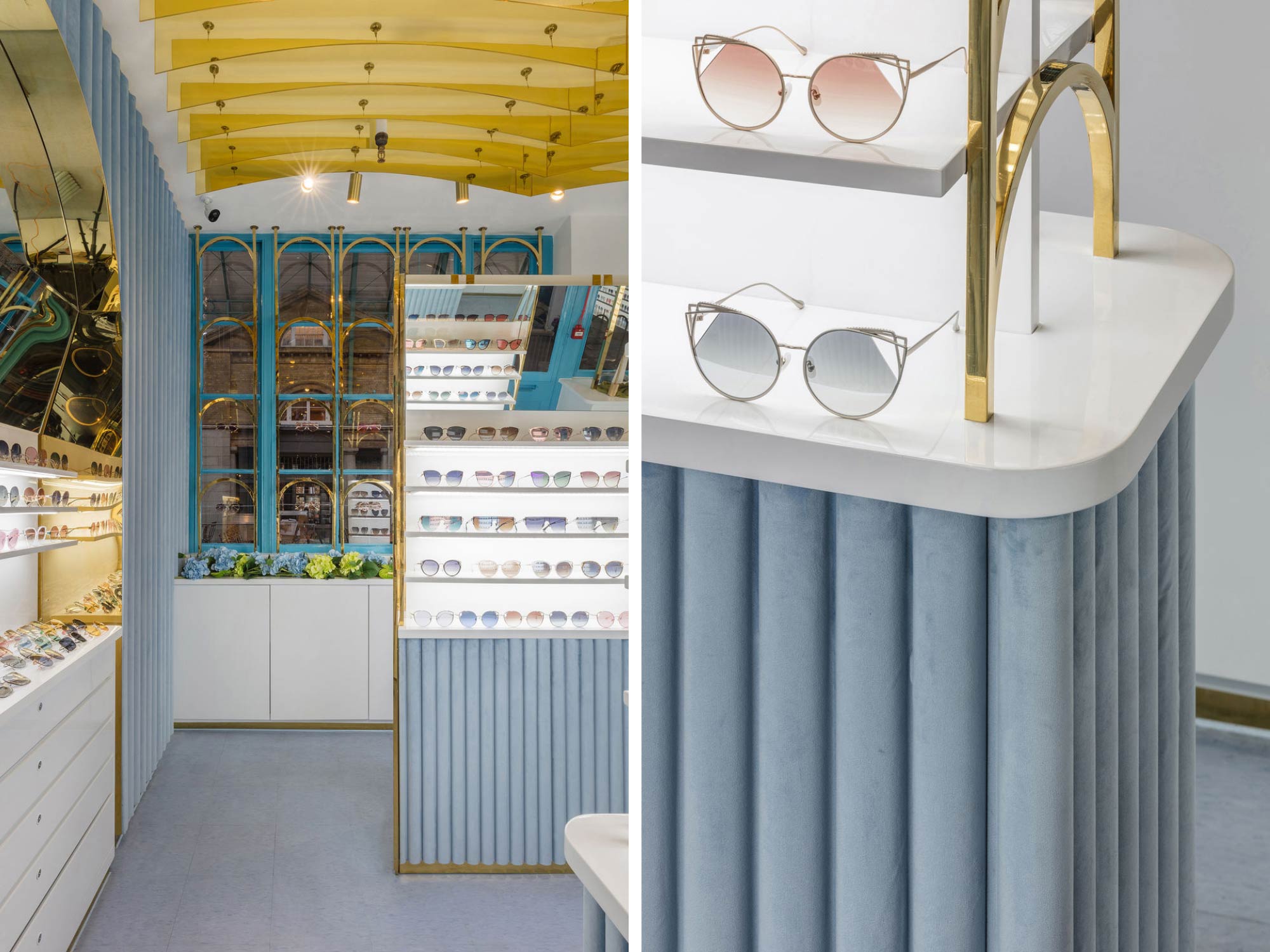 Thiết kế nội thất shop mắt kính Covent Garden