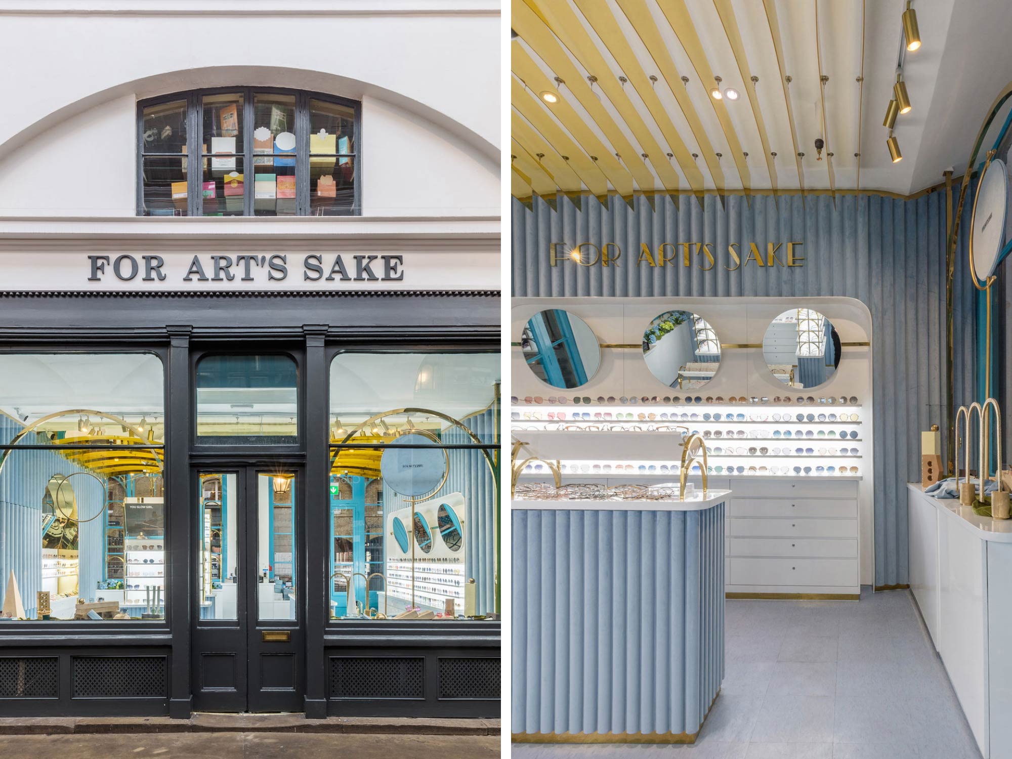 Thiết kế nội thất shop mắt kính Covent Garden