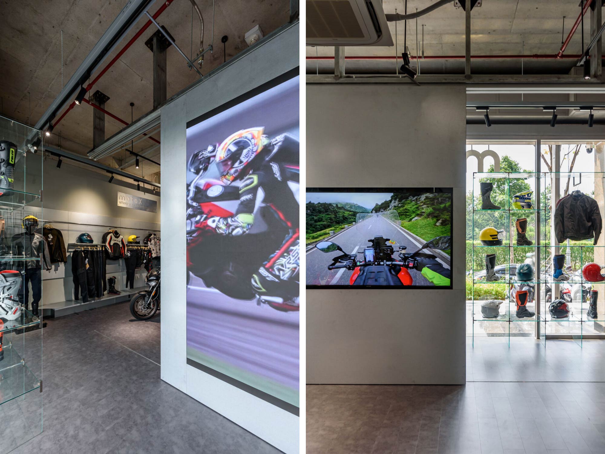 Thiết kế nội thất showroom xe máy X Moto