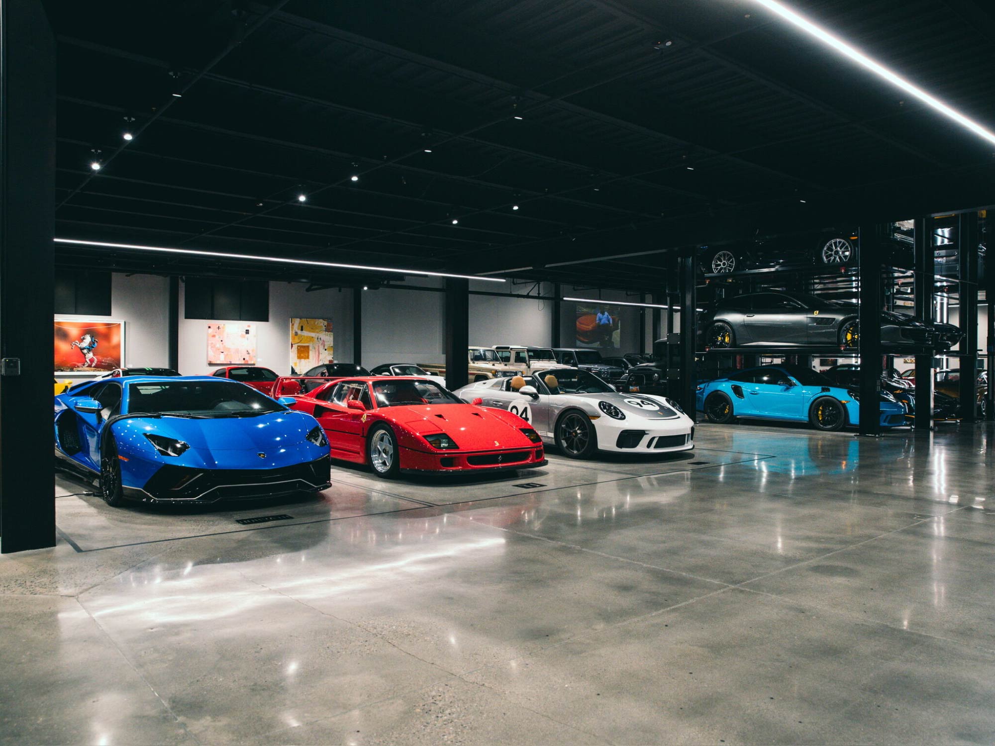 Thiết kế nội thất showroom xe ô tô Warehouse