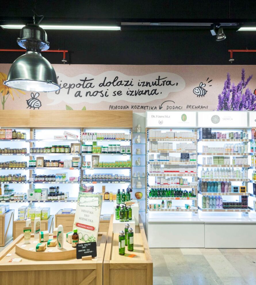 Thiết kế nội thất siêu thị mini Bio&Bio