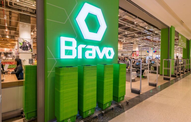 Thiết kế nội thất siêu thị mini Bravo Supermarket