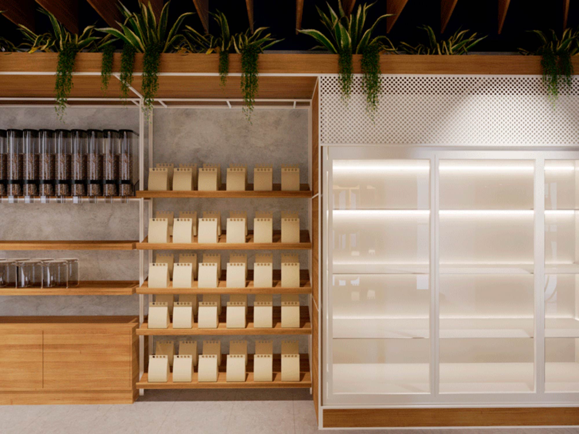 Thiết kế nội thất siêu thị mini Essencional