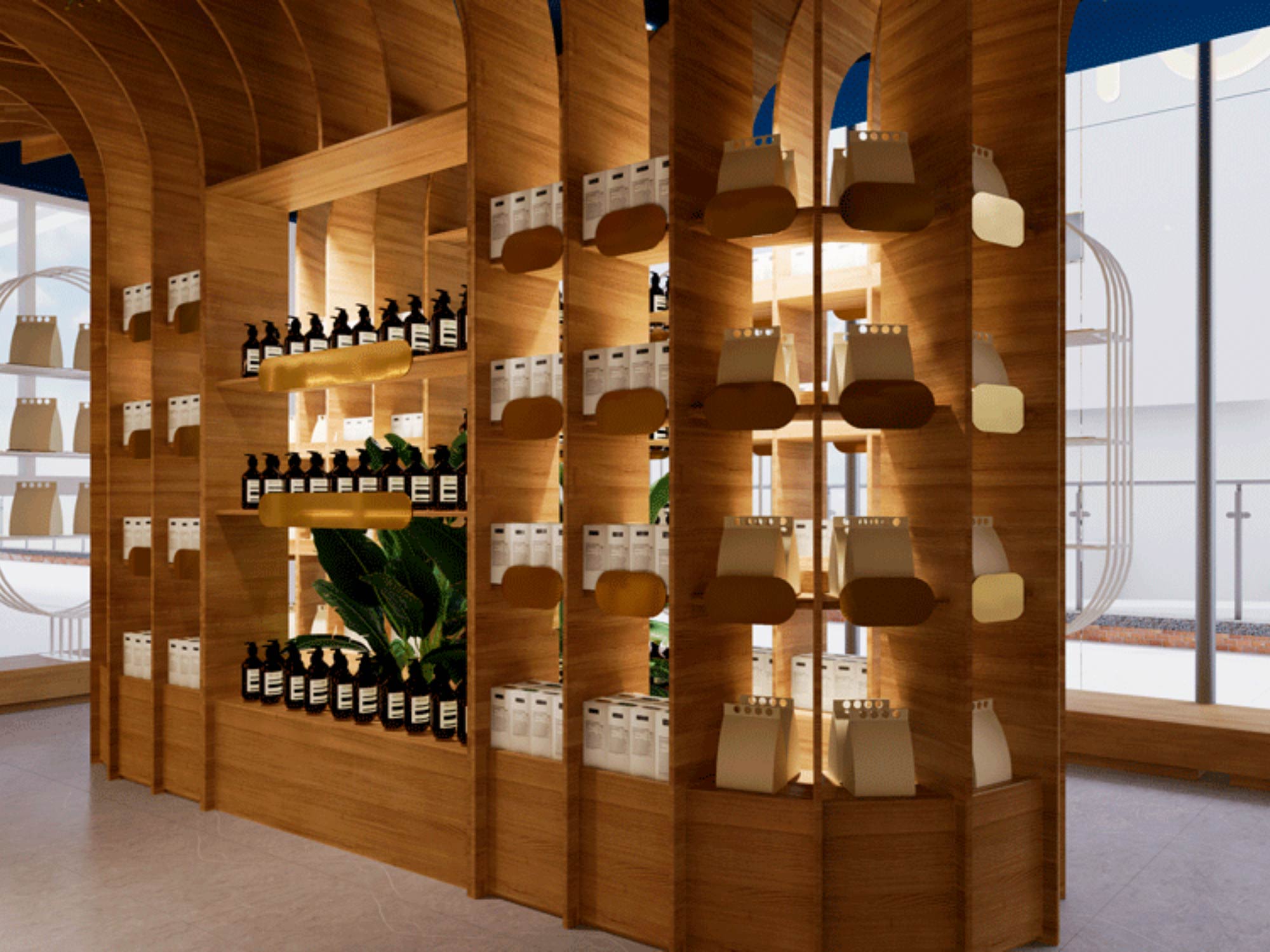 Thiết kế nội thất siêu thị mini Essencional