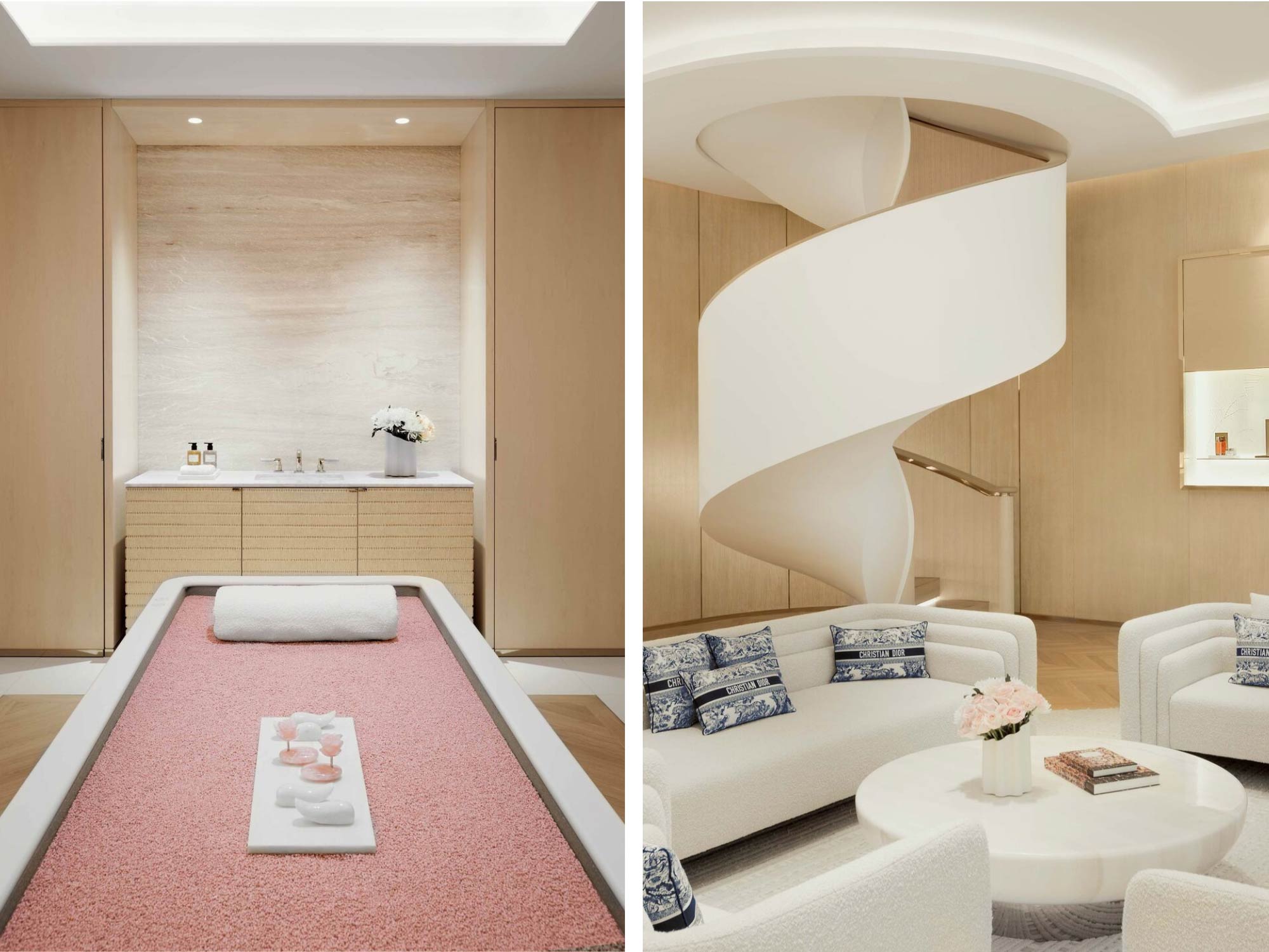 Thiết kế nội thất spa Dior