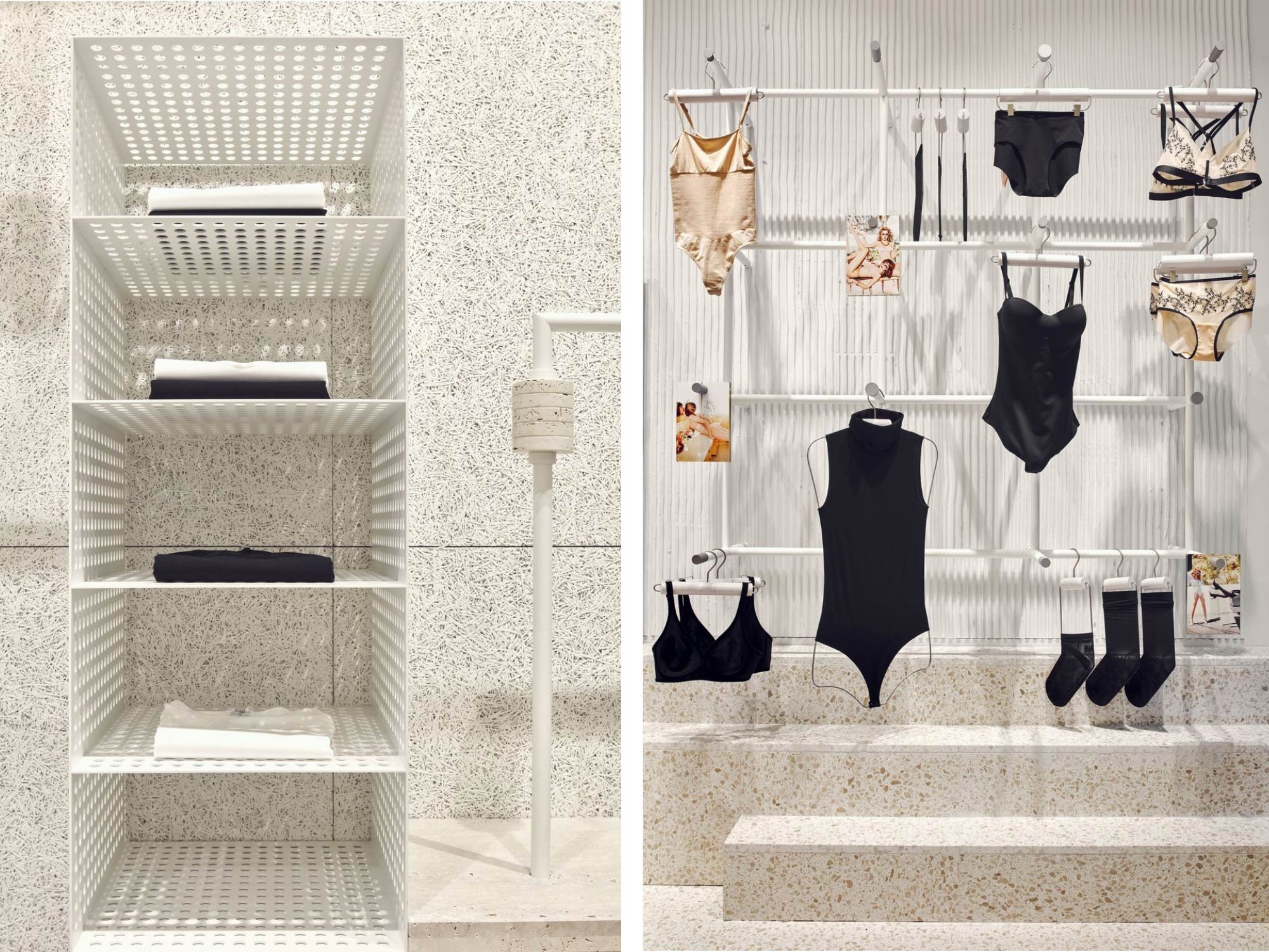 Thiết kế nội thất cửa hang đồ lót Wolford