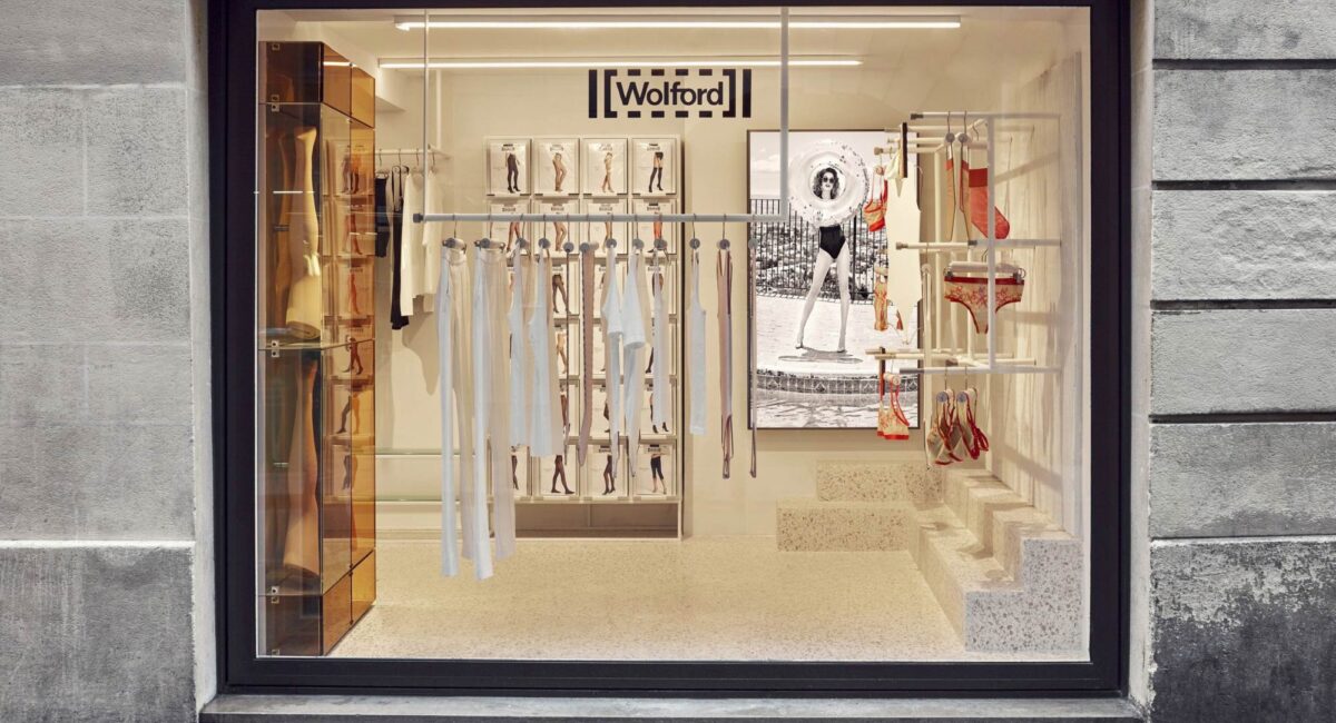 Thiết kế nội thất của hàng đồ lót Wolford Paris 36