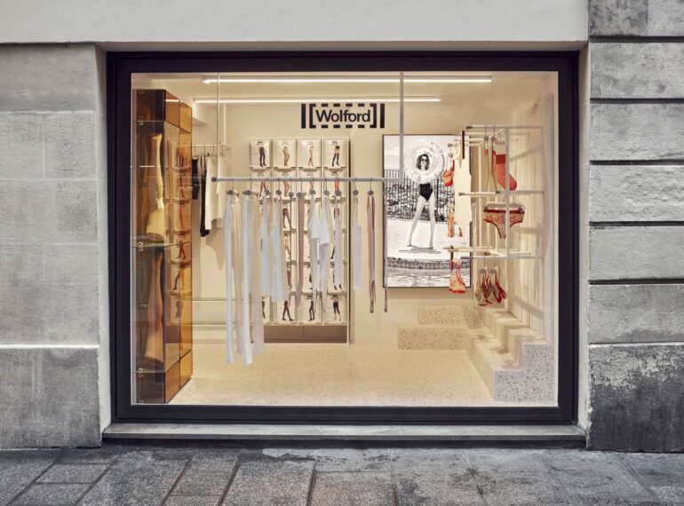 Thiết kế nội thất của hàng đồ lót Wolford Paris 36
