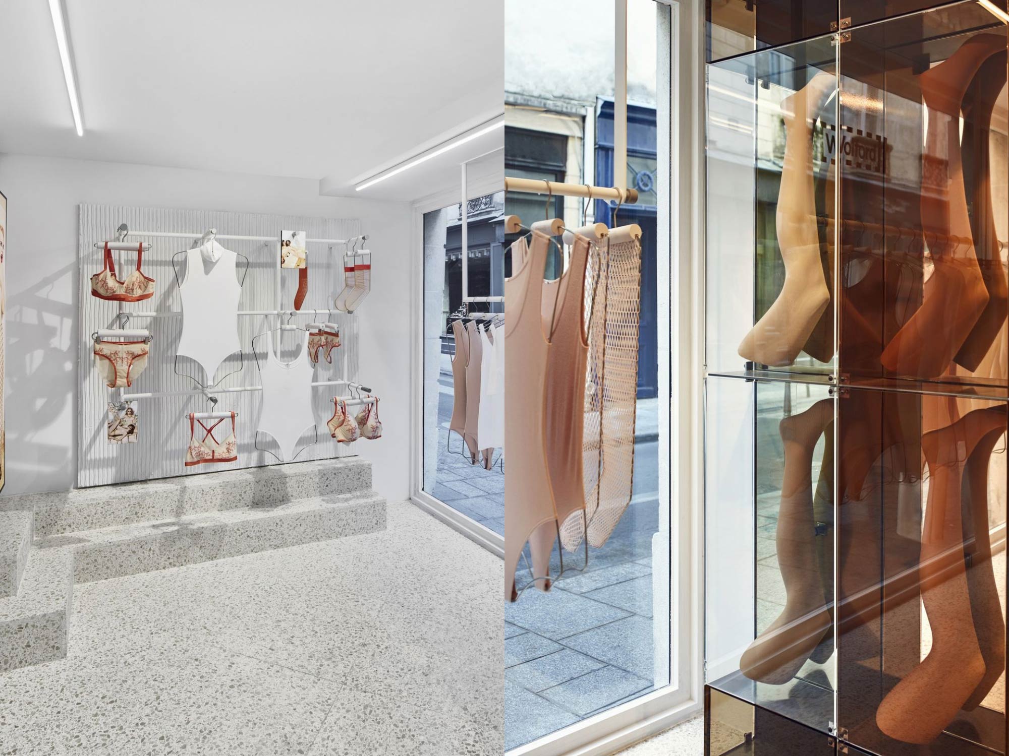 Thiết kế nội thất của hàng đồ lót Wolford Paris 36