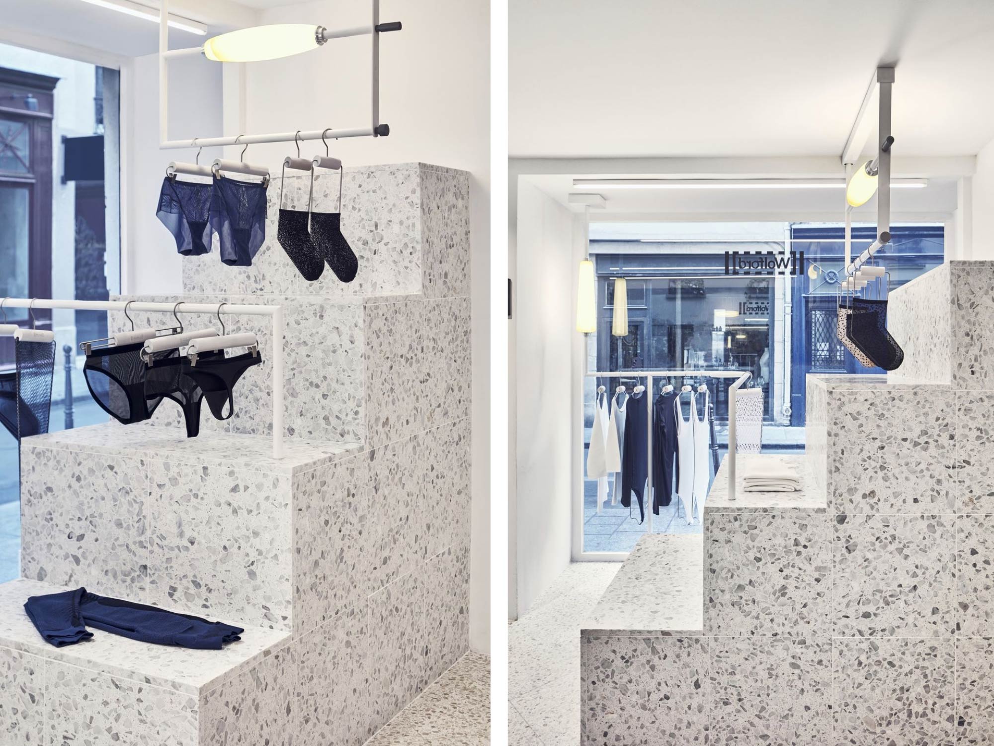 Thiết kế nội thất của hàng đồ lót Wolford Paris 36