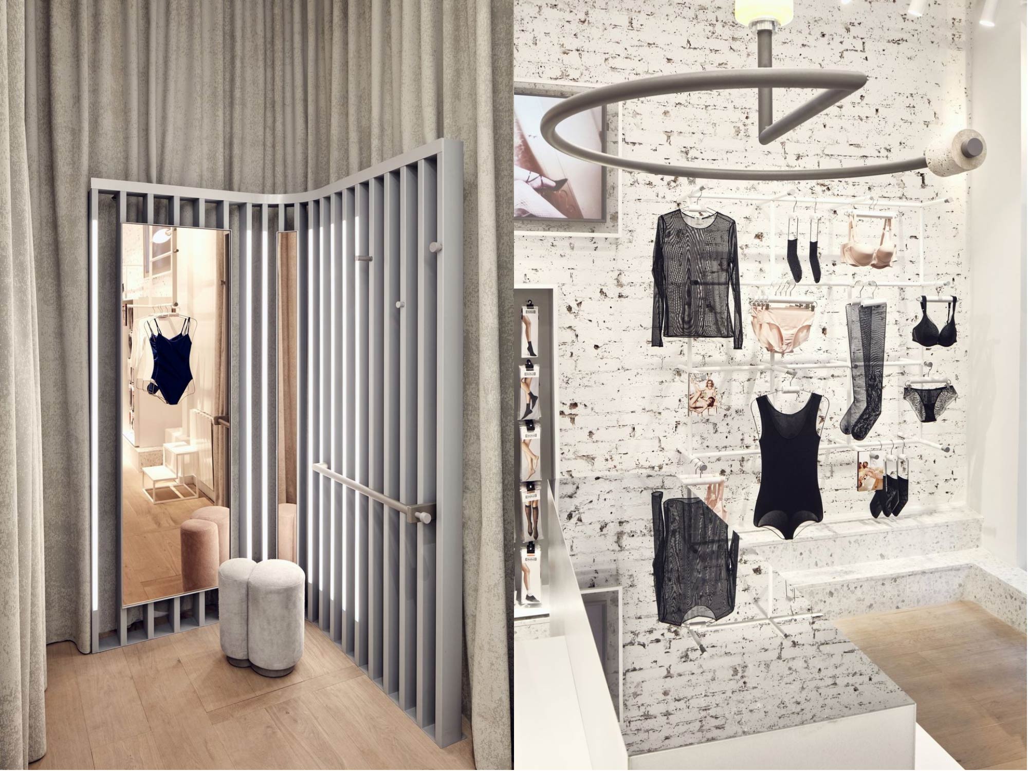 Thiết kế nội thất cửa hàng đồ lót Wolford Paris 76