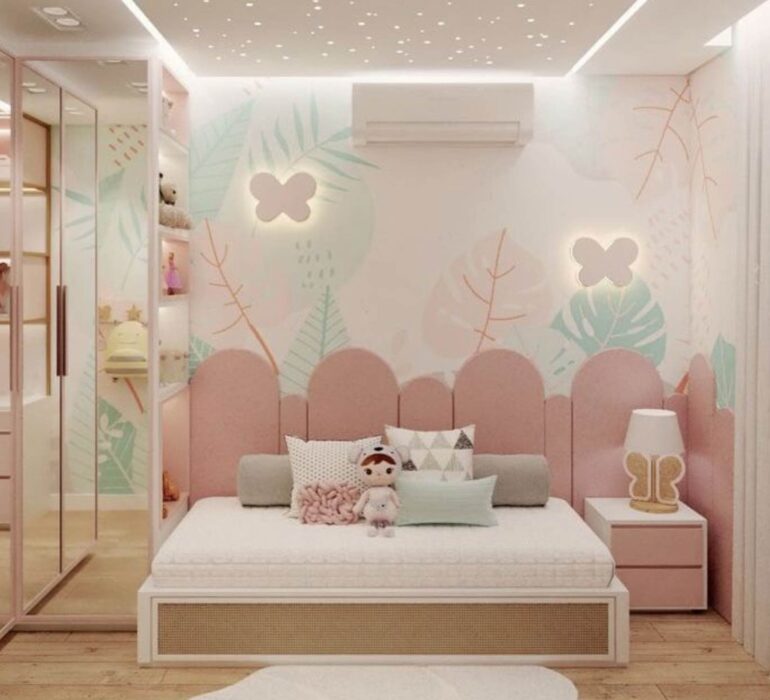 Thiết kế phòng ngủ cho bé gái 10 tuổi
