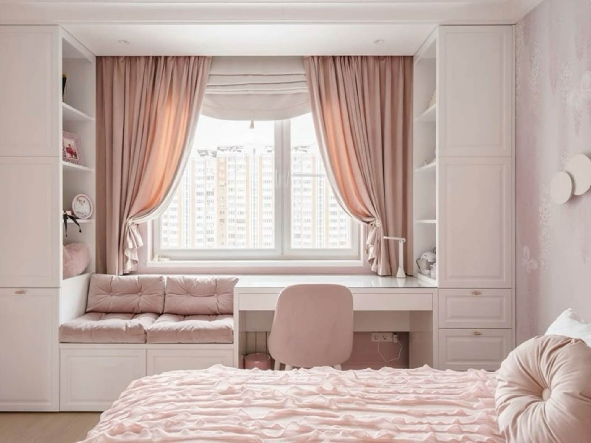 Thiết kế phòng ngủ cho bé gái 10 tuổi