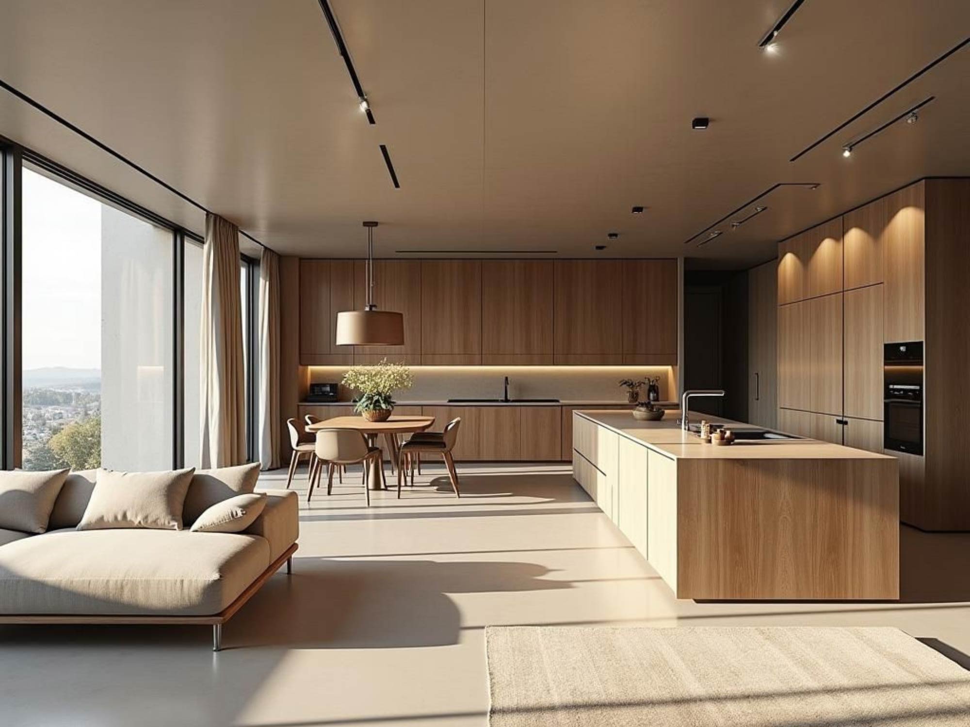 Thiết kế nội thất phòng khách 20m2