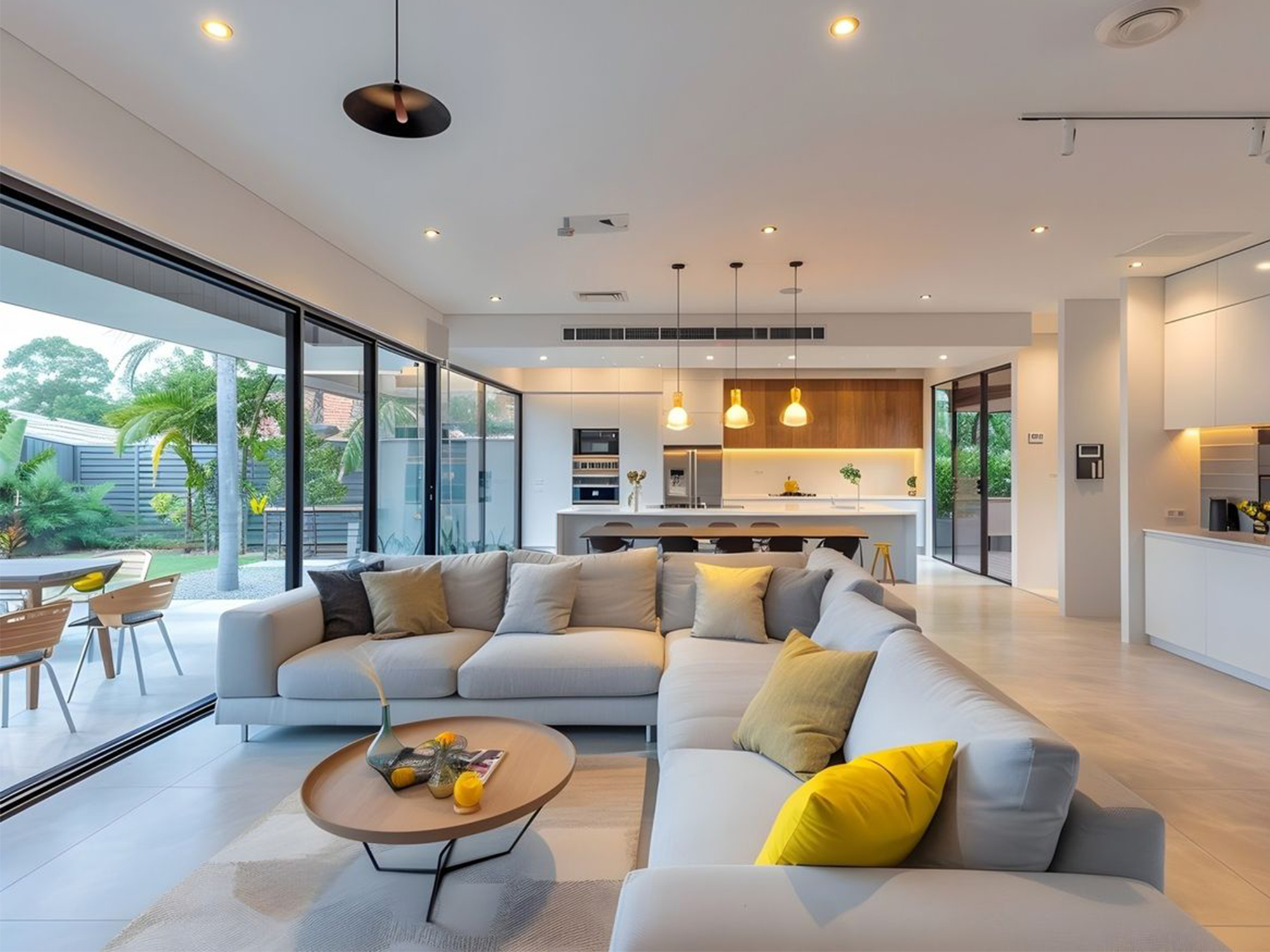 Thiết kế nội thất phòng khách 35m2
