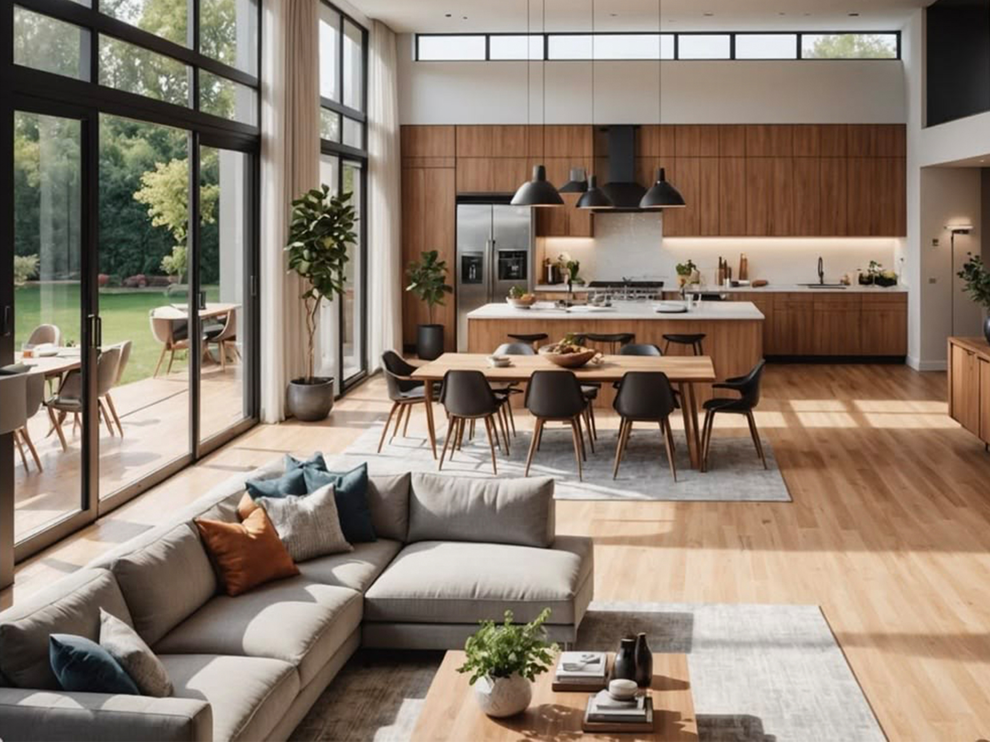 Thiết kế nội thất phòng khách 35m2