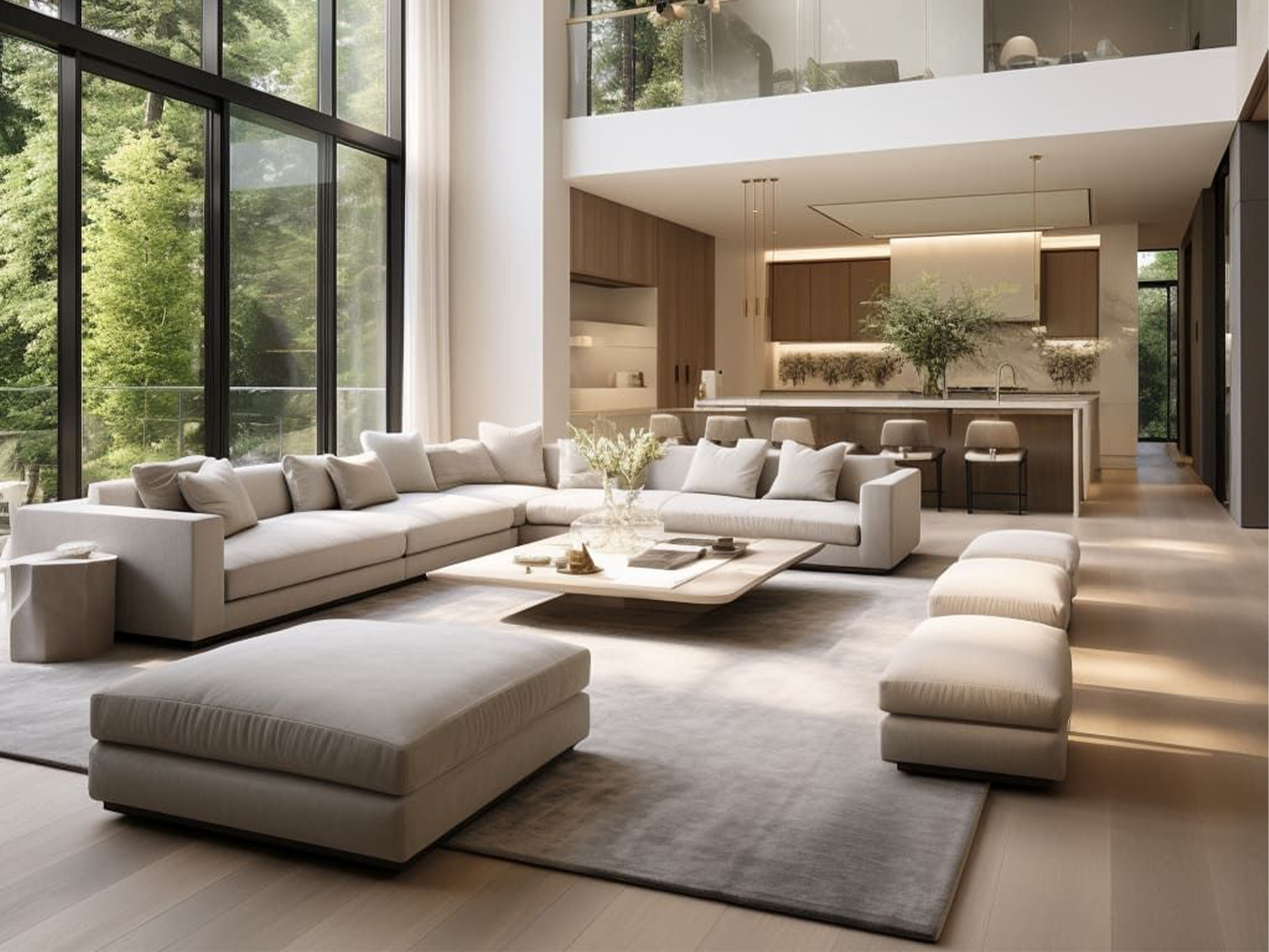 Thiết kế nội thất phòng khách 35m2