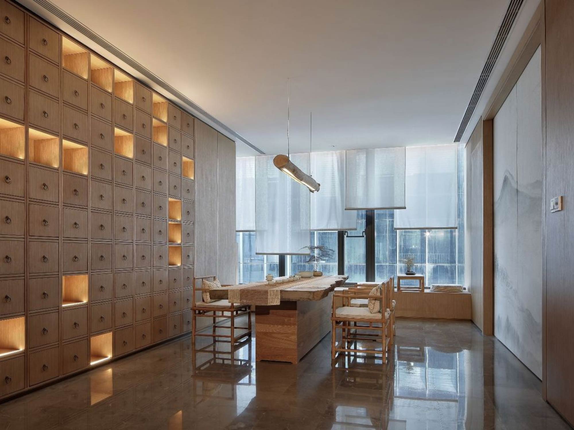 Thiết kế nội thất phòng khám đông y