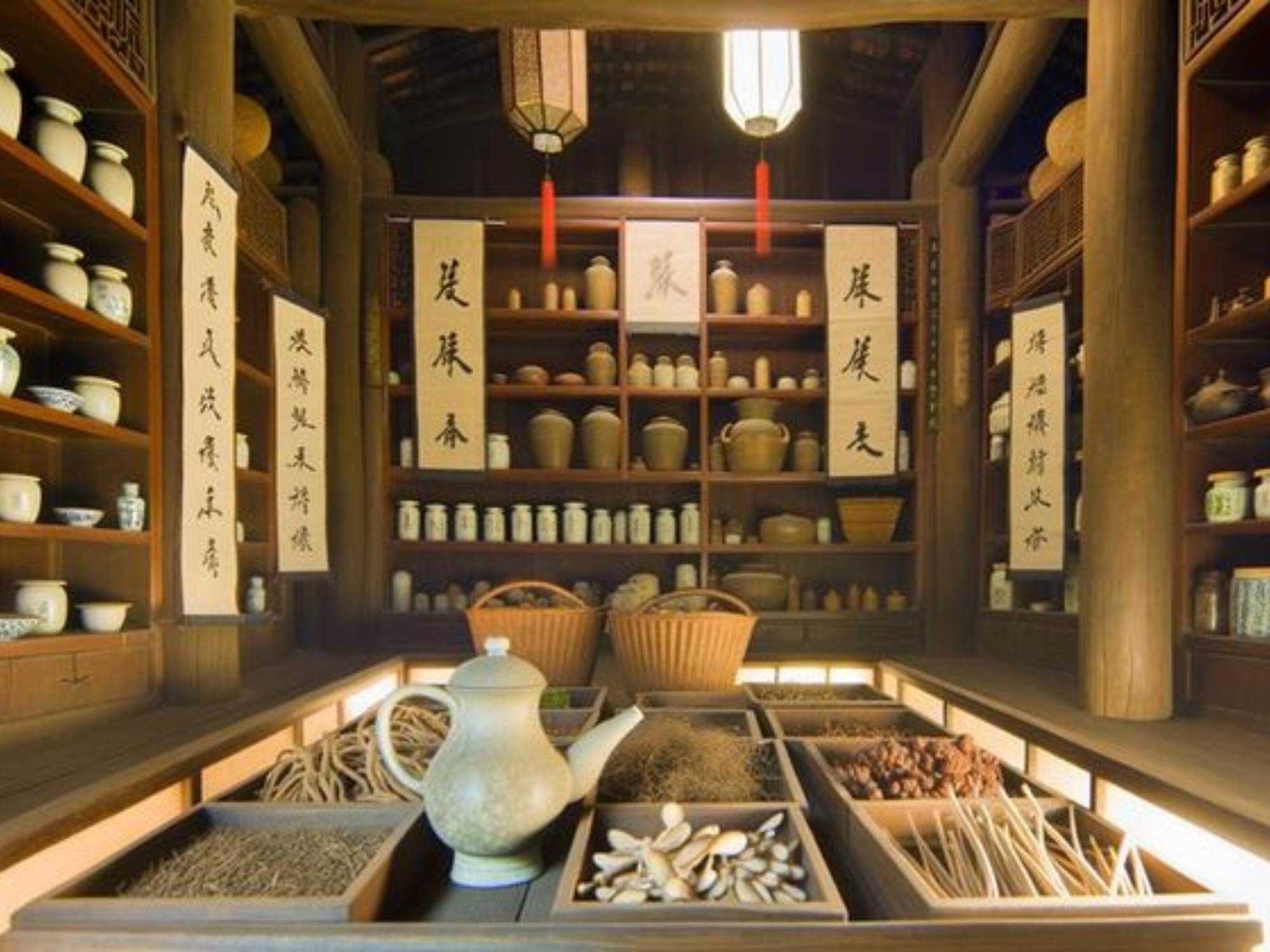 Thiết kế nội thất phòng khám đông y