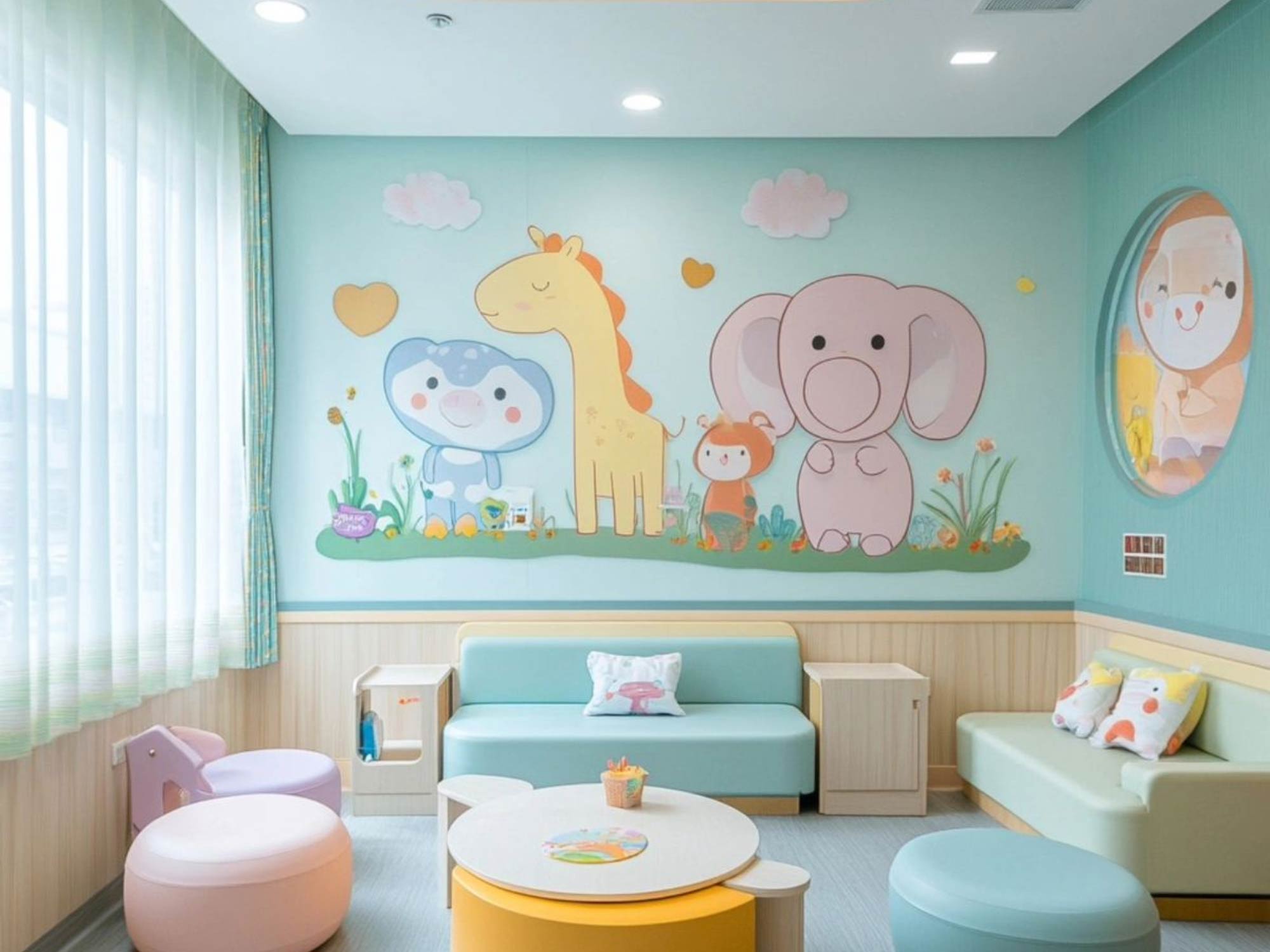 Thiết kế nội thất phòng khám nhi 