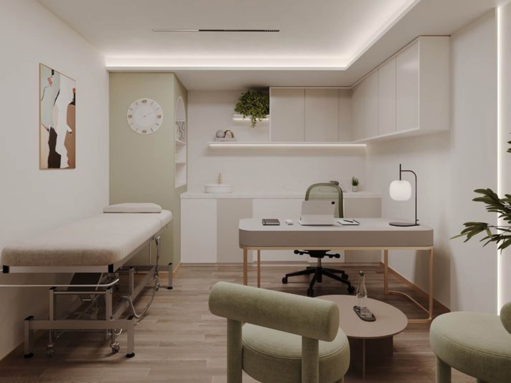 Thiết kế nội thất phòng khám tại nhà