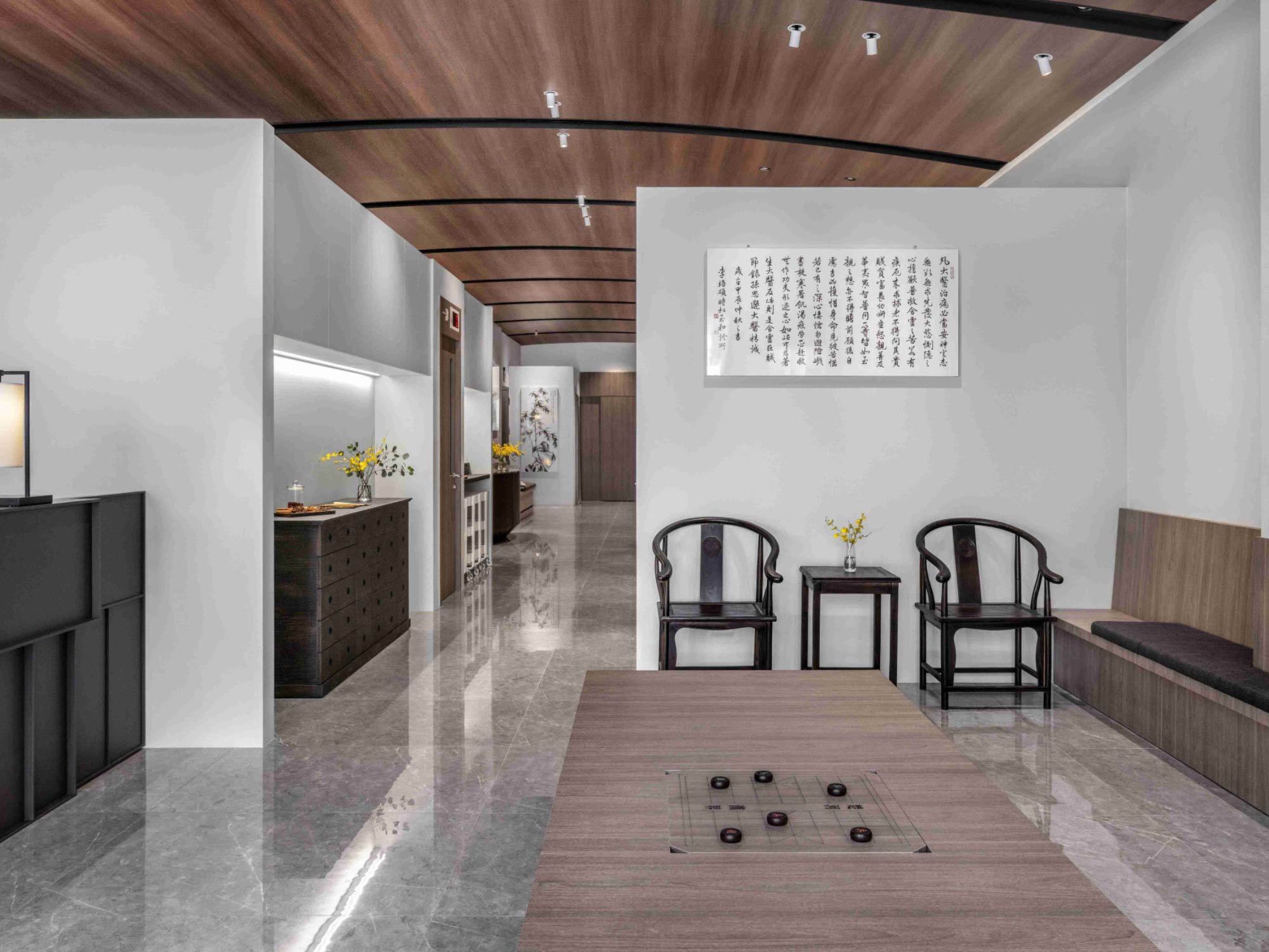 Thiết kế nội thất phòng khám y học cổ truyền