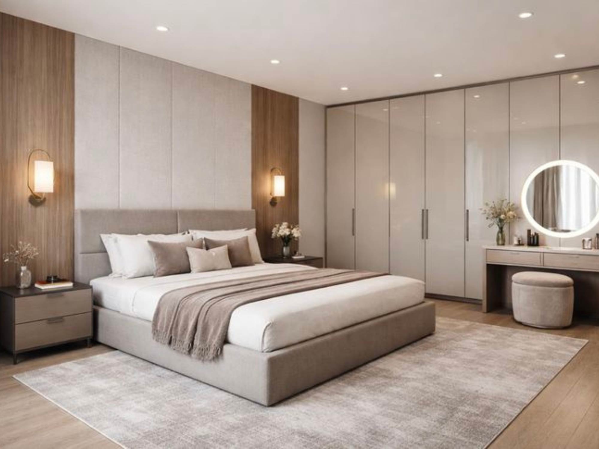 Thiết kế nội thất phòng ngủ 13m2