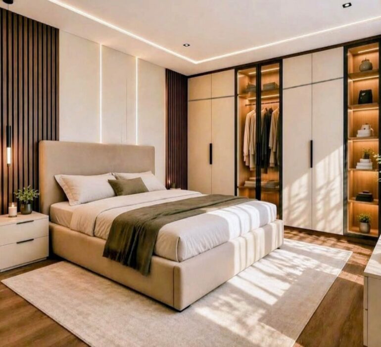Thiết kế nội thất phòng ngủ 13m2