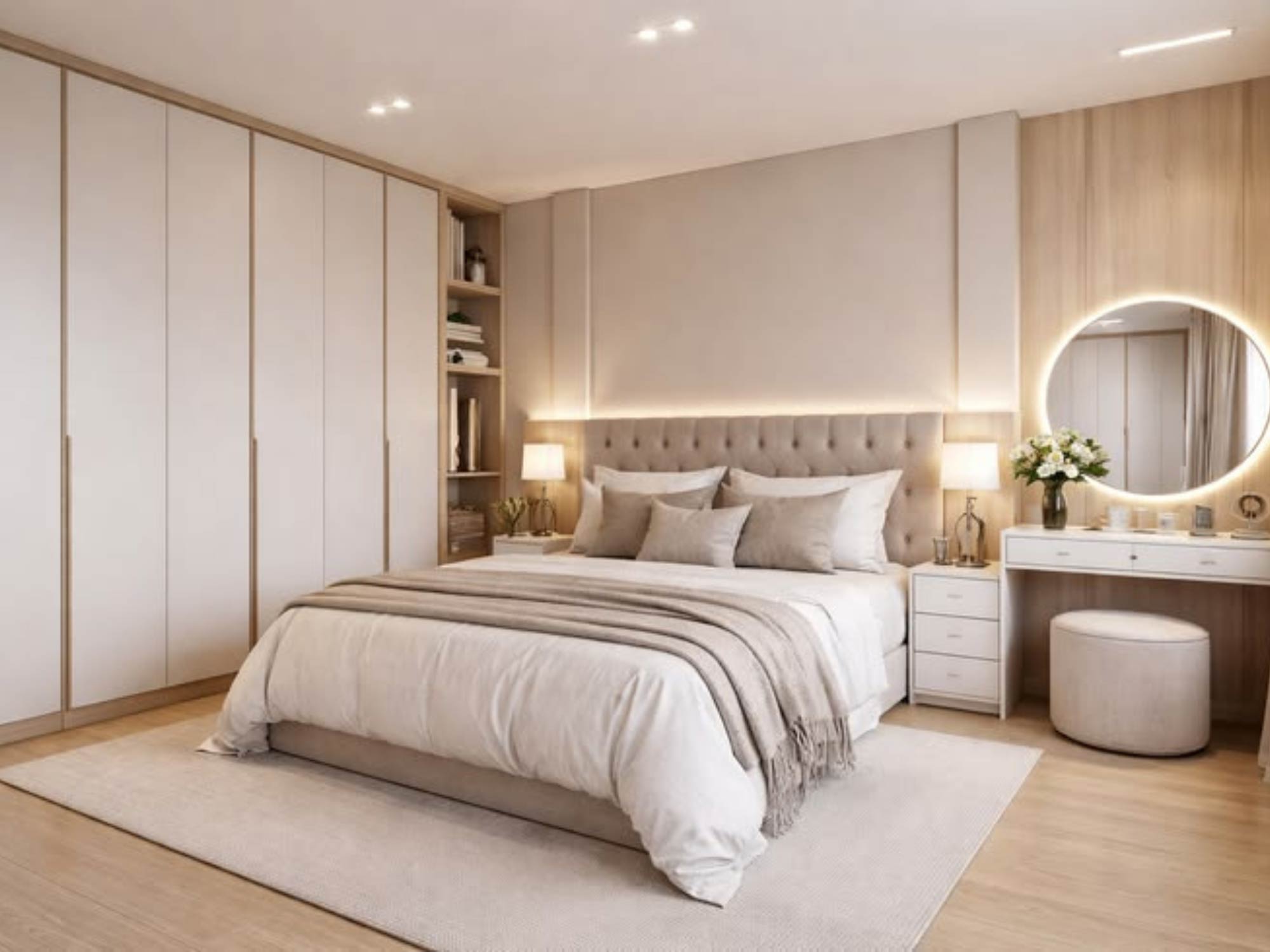 Thiết kế nội thất phòng ngủ 13m2